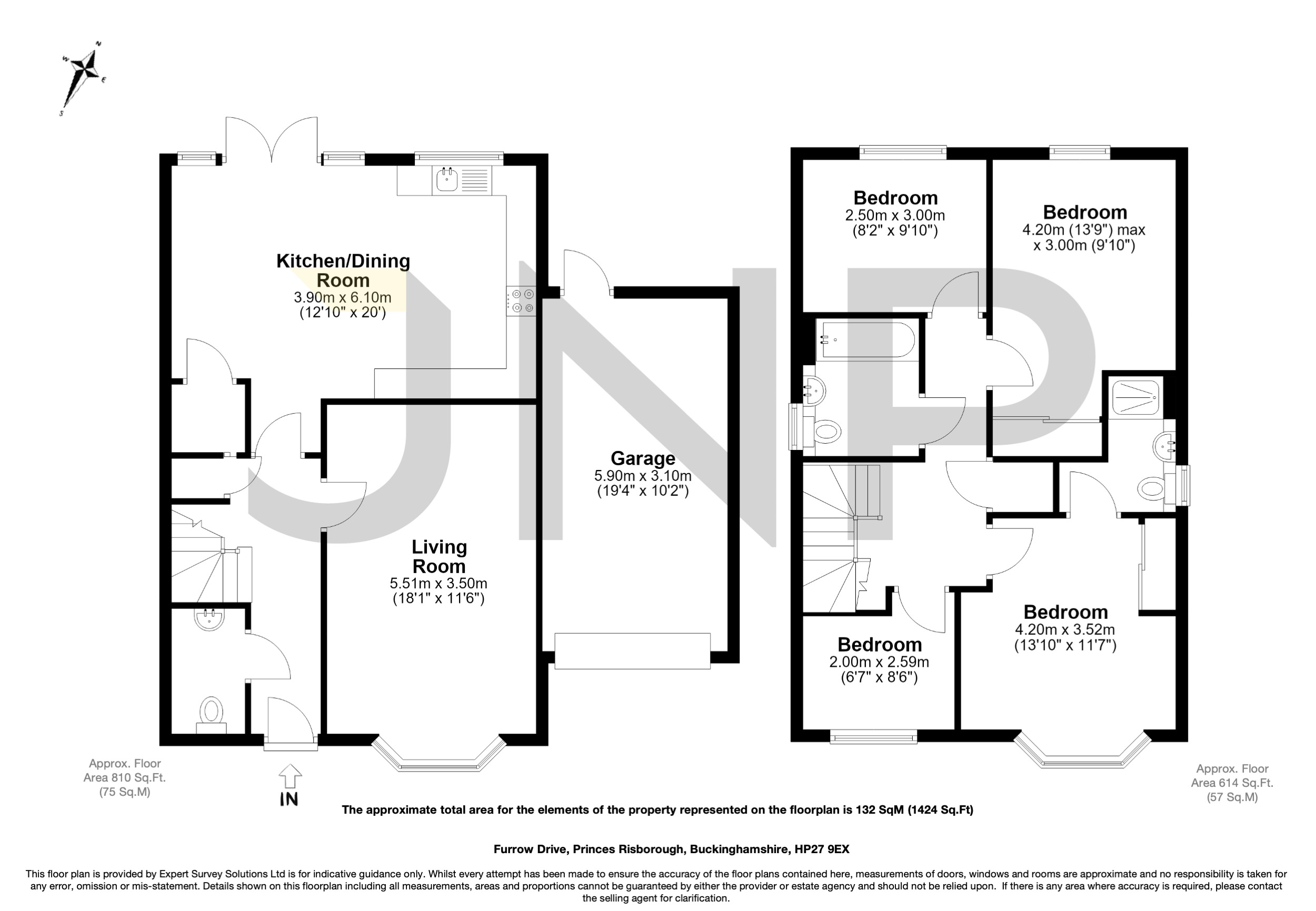 2, Furrow Drive, Princes Risborough floorplan