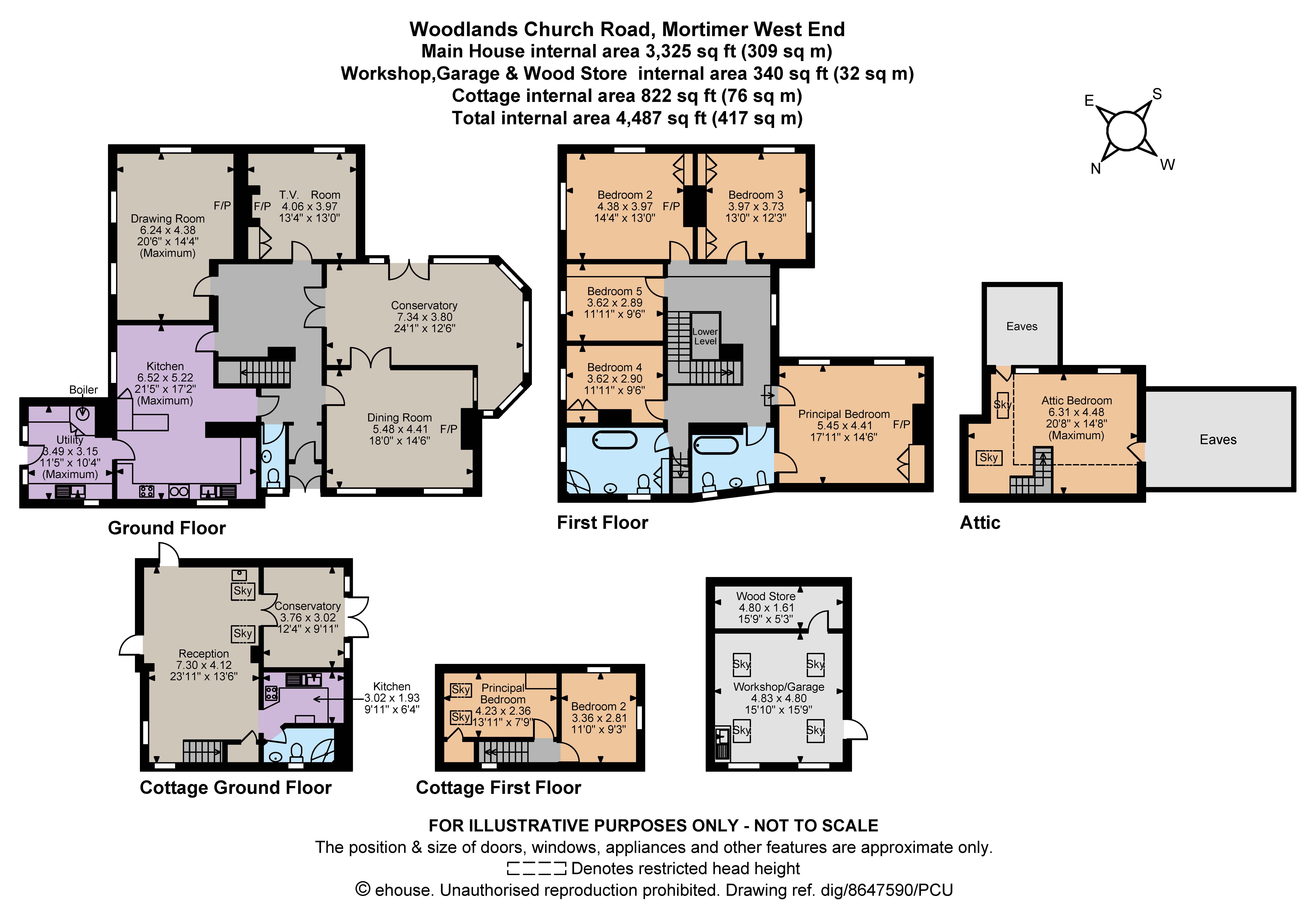 Woodlands,, Church Road, Hampshire floorplan