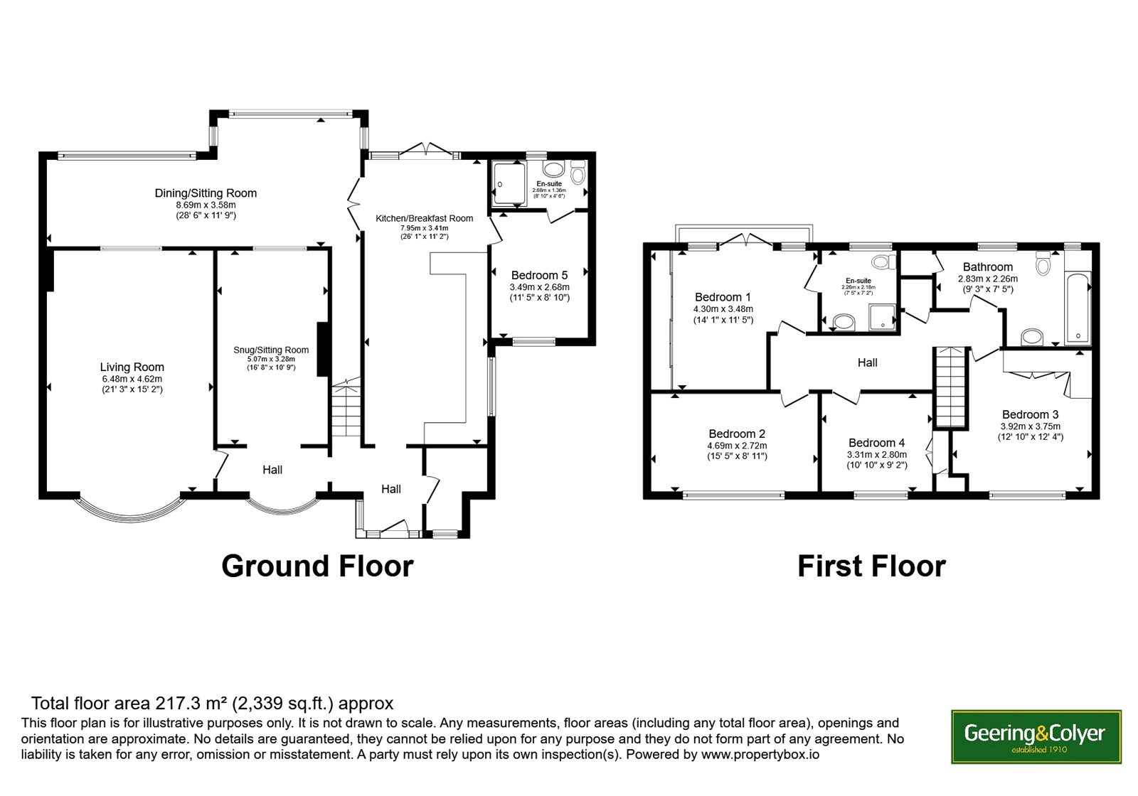 13, Danes Court, Kent floorplan