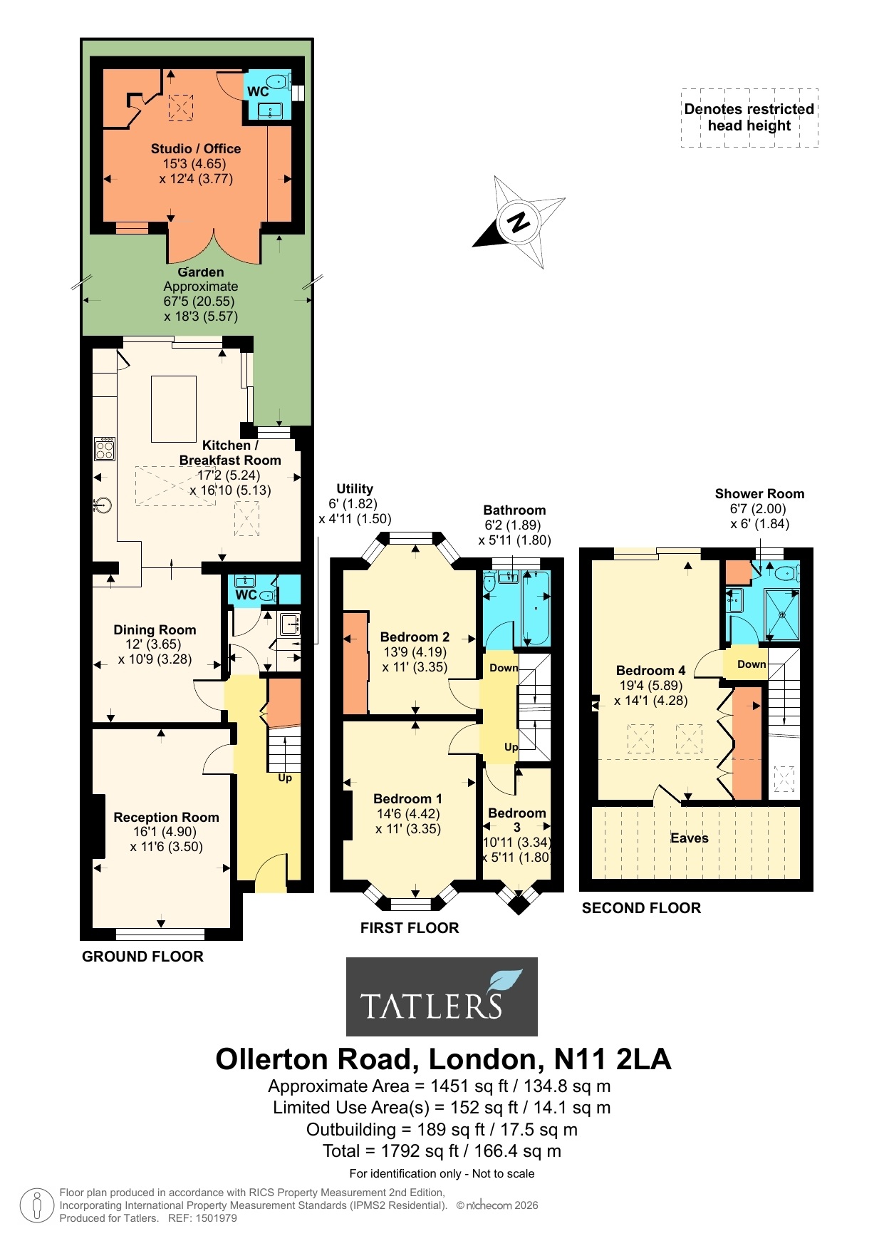 68, Ollerton Road, London floorplan