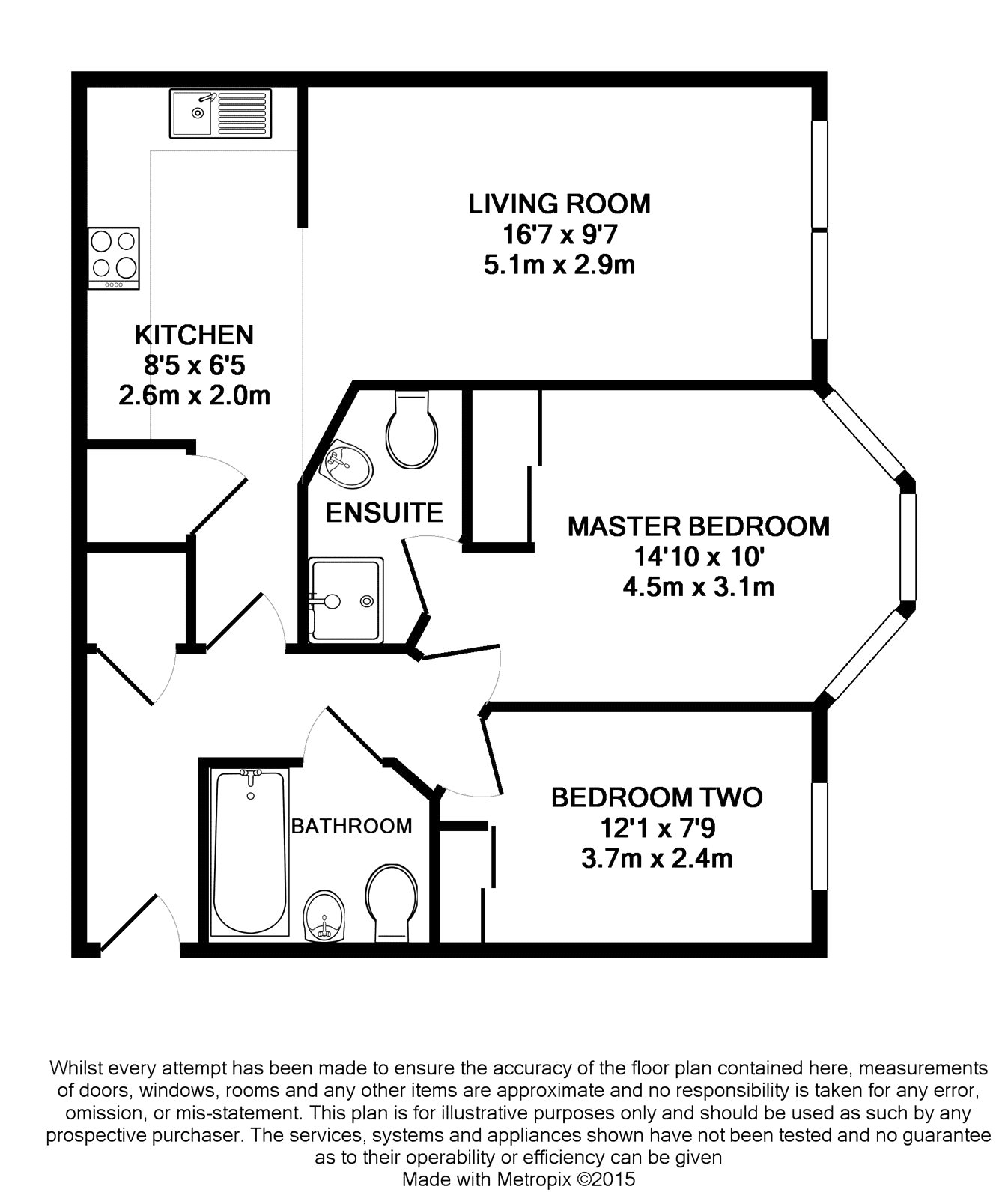 2 Bedrooms Flat for sale in Elmhurst Court, Heathcote Road, Camberley, Surrey GU15