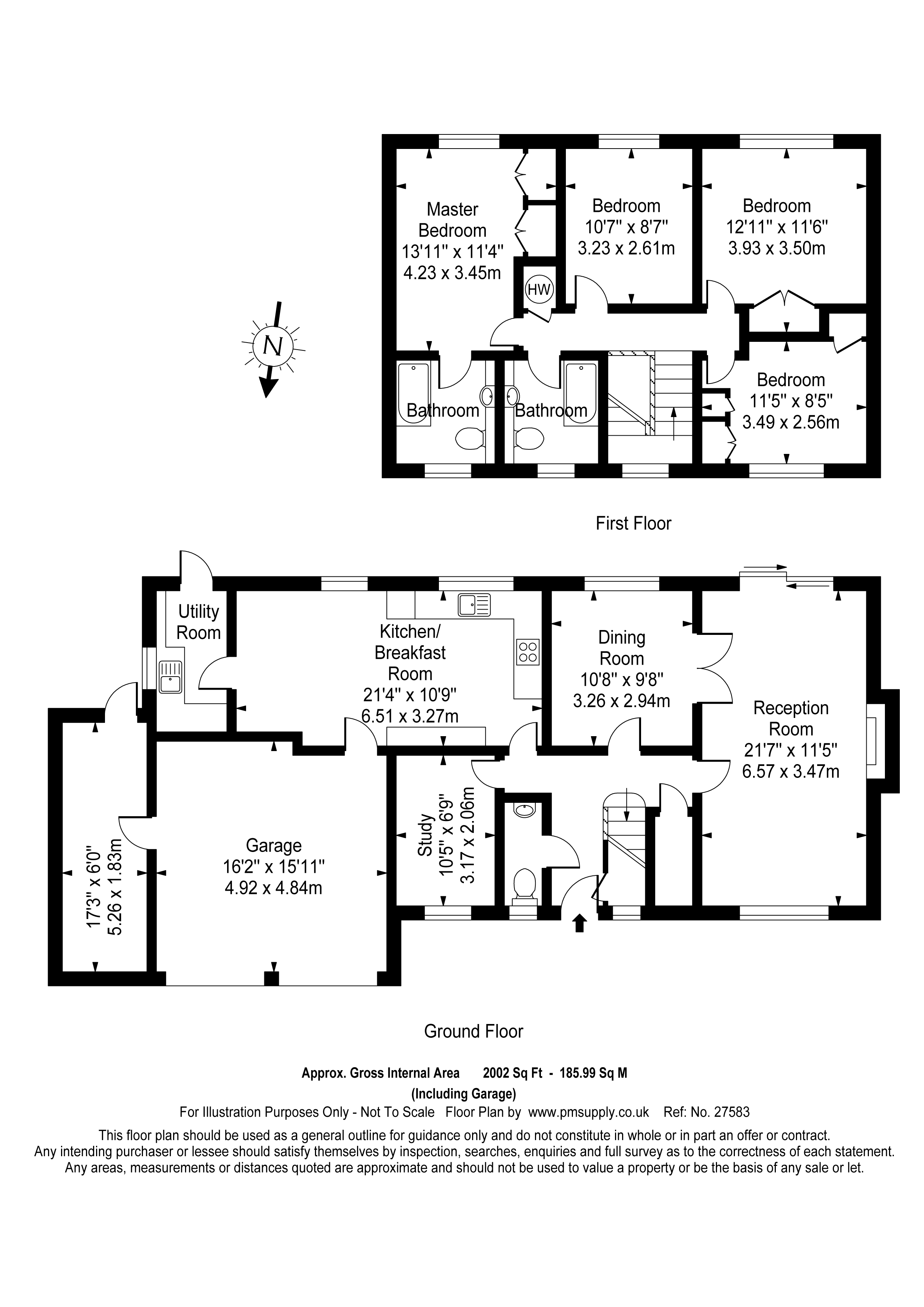 22, Parkfield, Rickmansworth floorplan