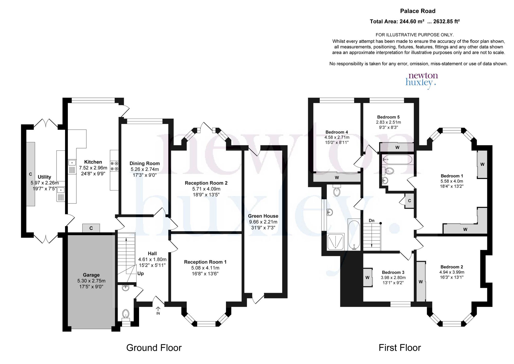 31 Palace Road, East Molesey floorplan