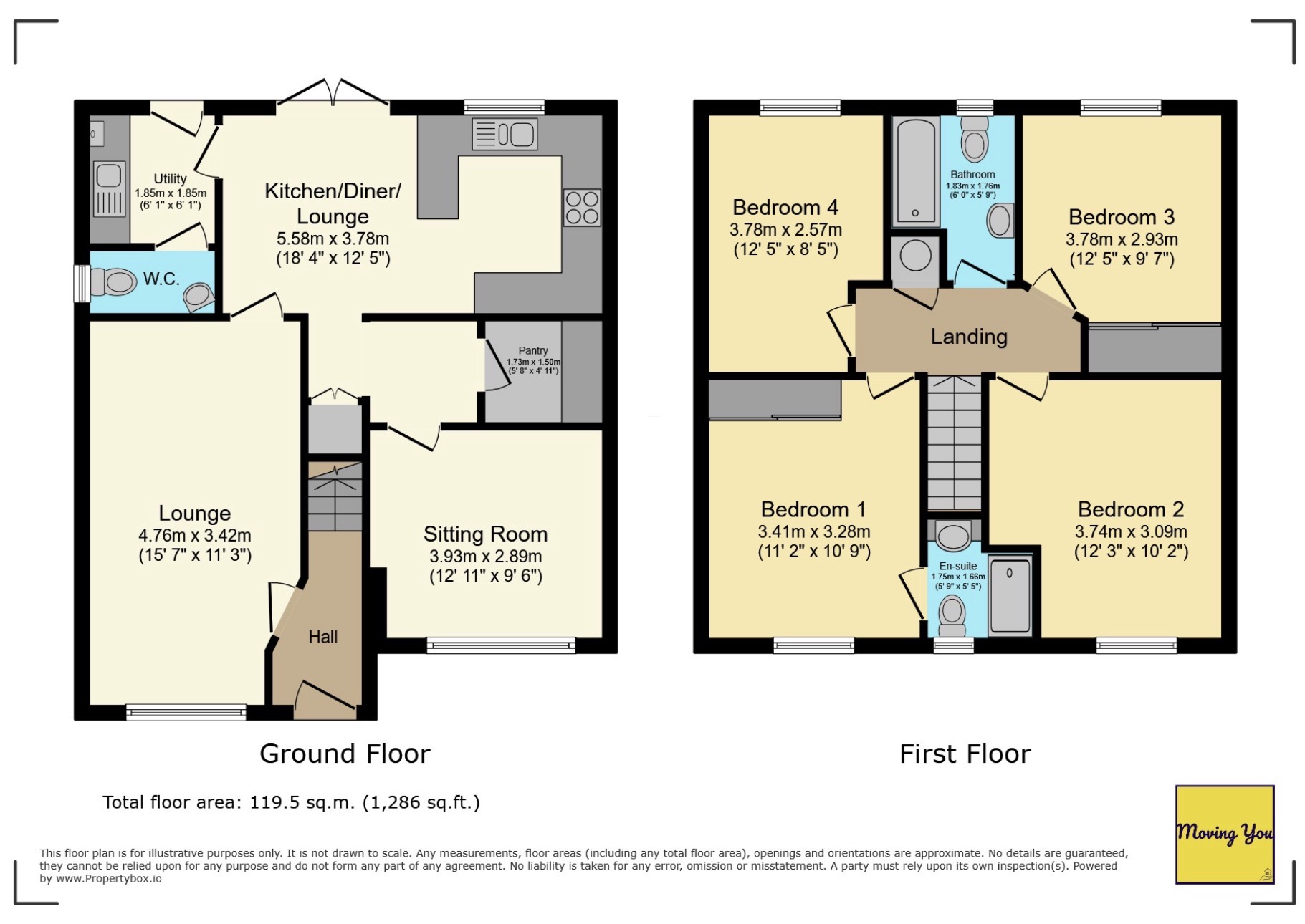 34 Bryn Morgrug, Swansea floorplan