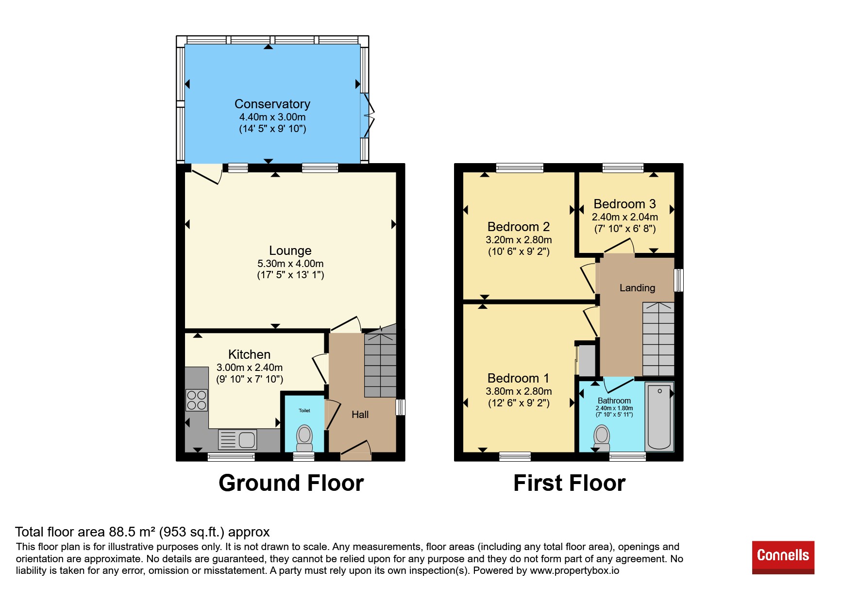 Lesbury Close, Luton floorplan