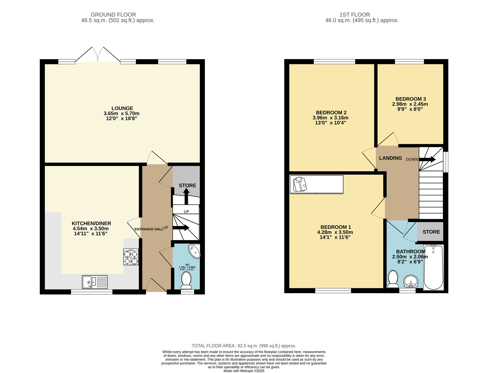 33 Walgrove Road, Chesterfield floorplan