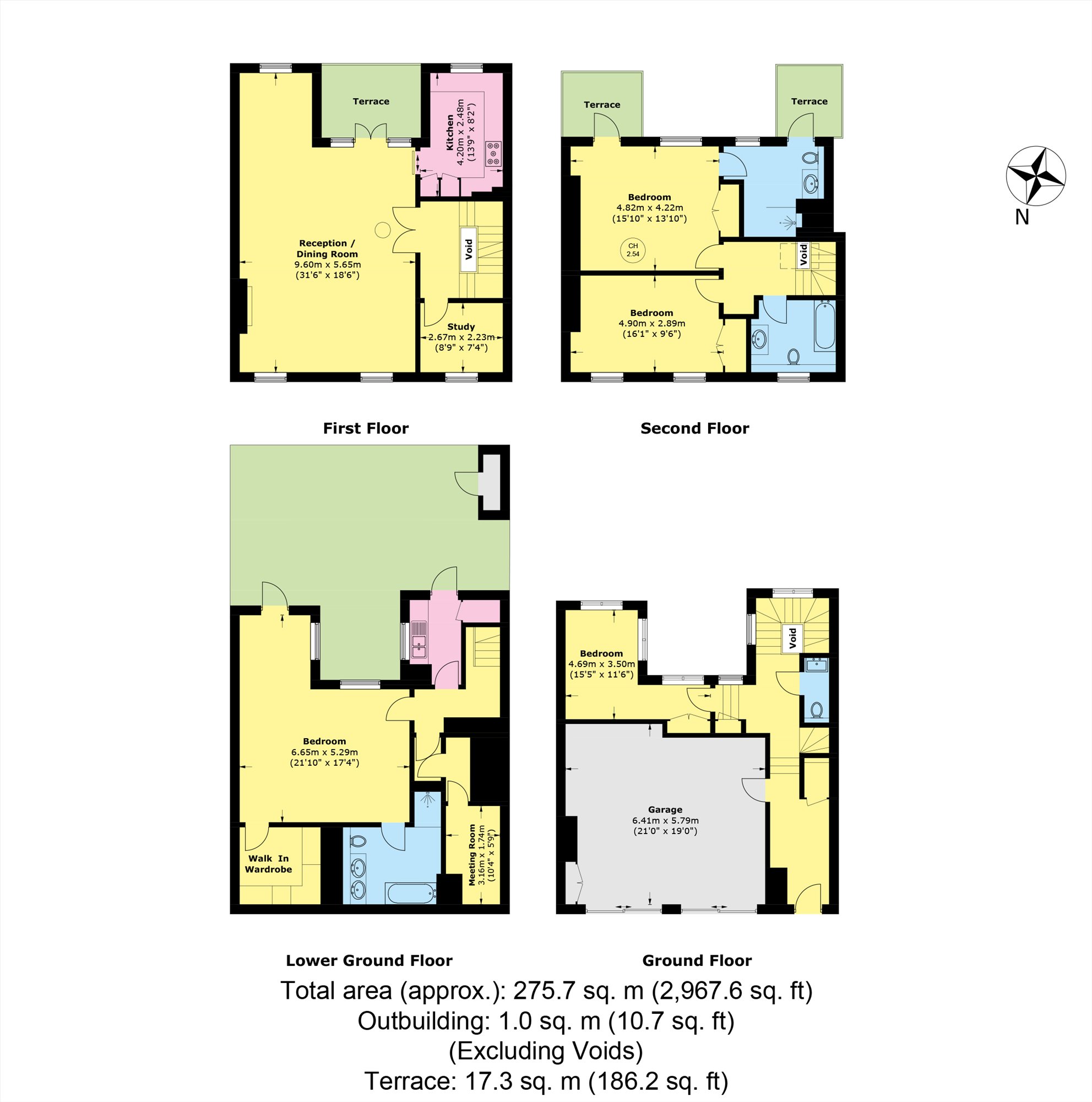 6, Woods Mews, London floorplan