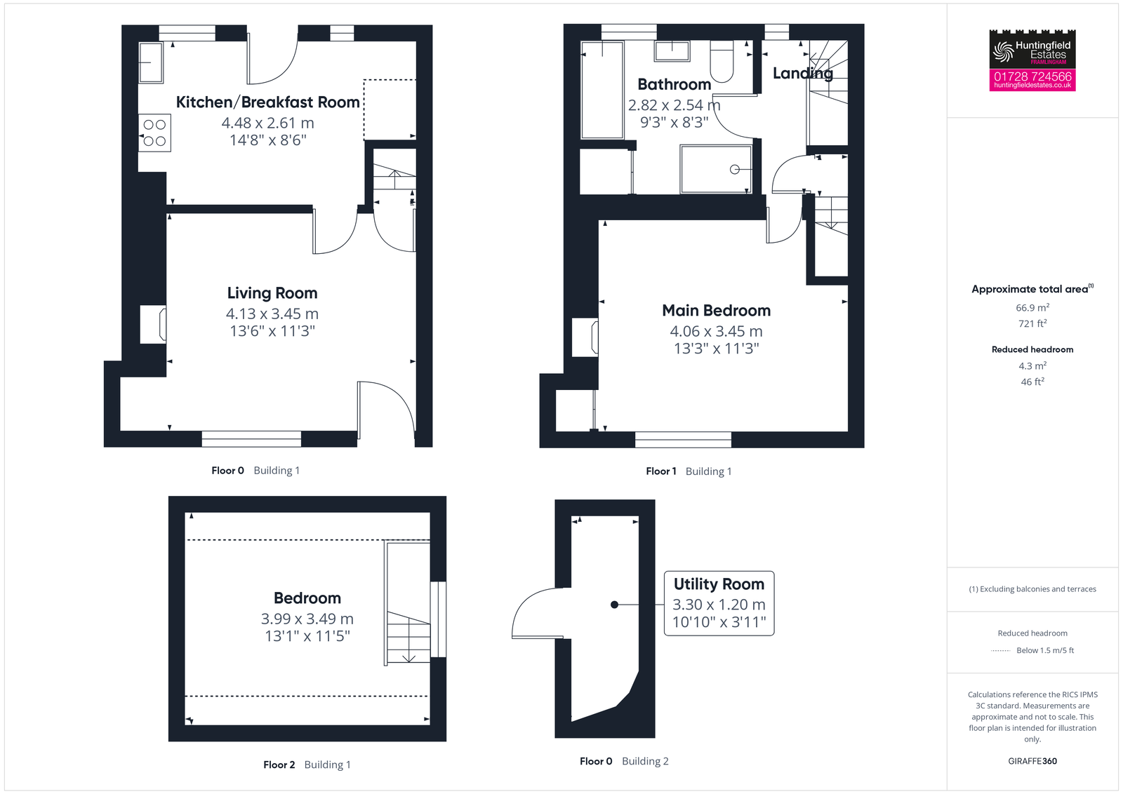 4, Church Villas, Woodbridge floorplan