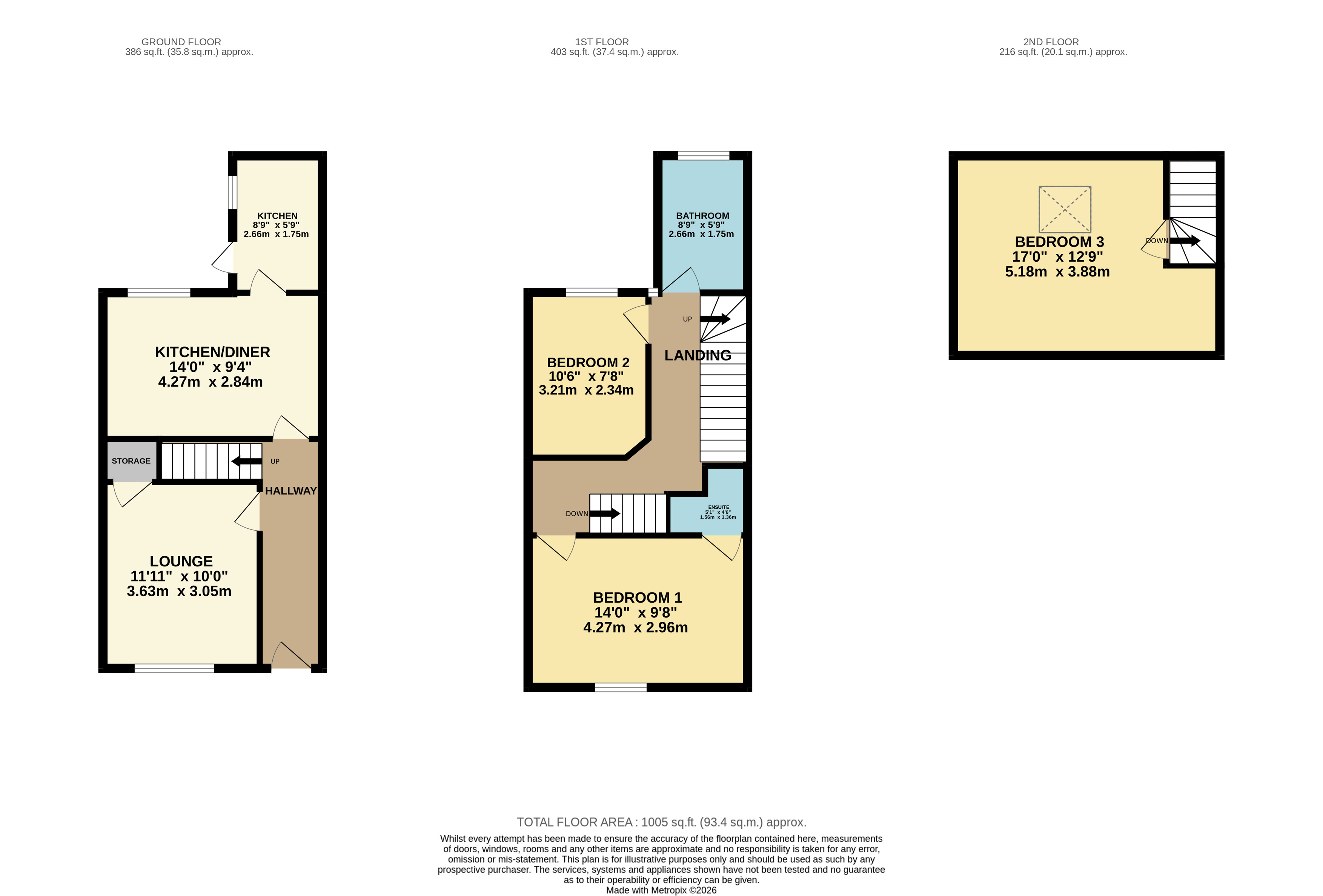 113, Turton Road, Greater Manchester floorplan