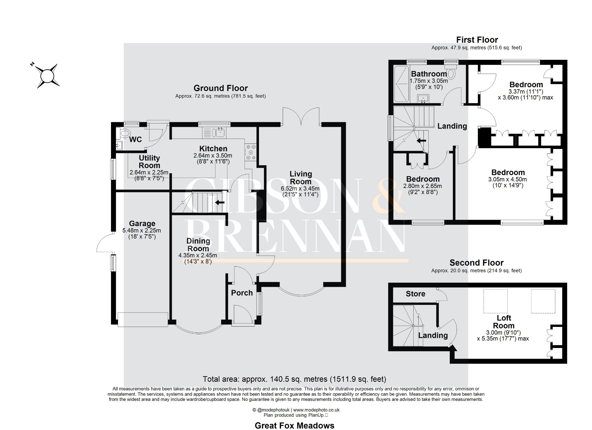 1 Great Fox Meadow, Kelvedon Hatch, Essex floorplan