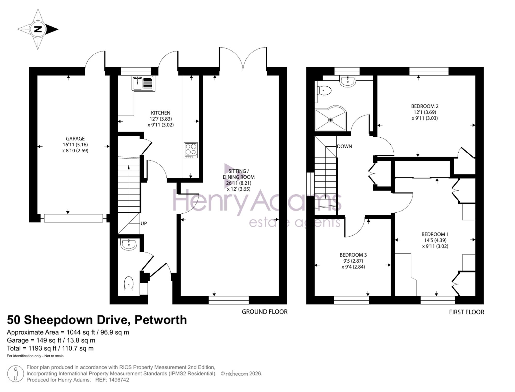50, Sheepdown Drive, Petworth, GU28 floorplan