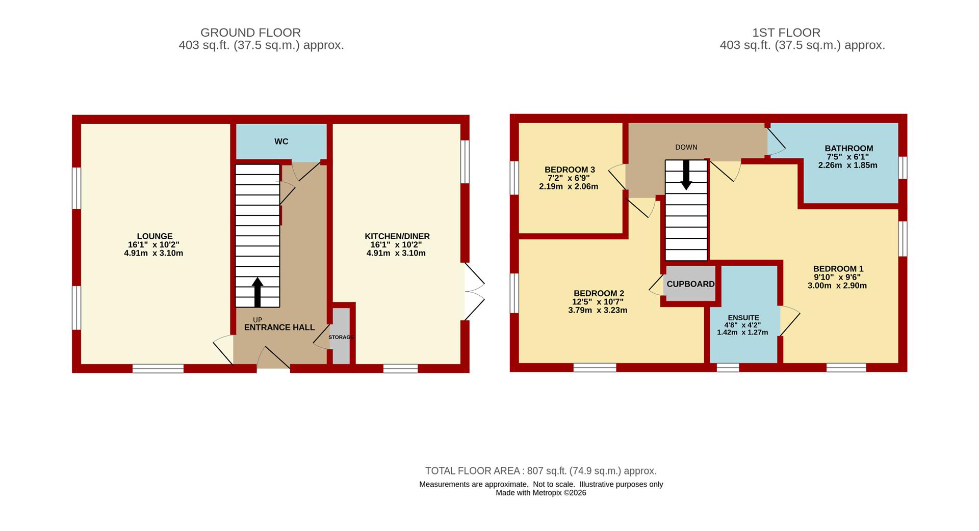 Tinmans Green, Redbrook floorplan
