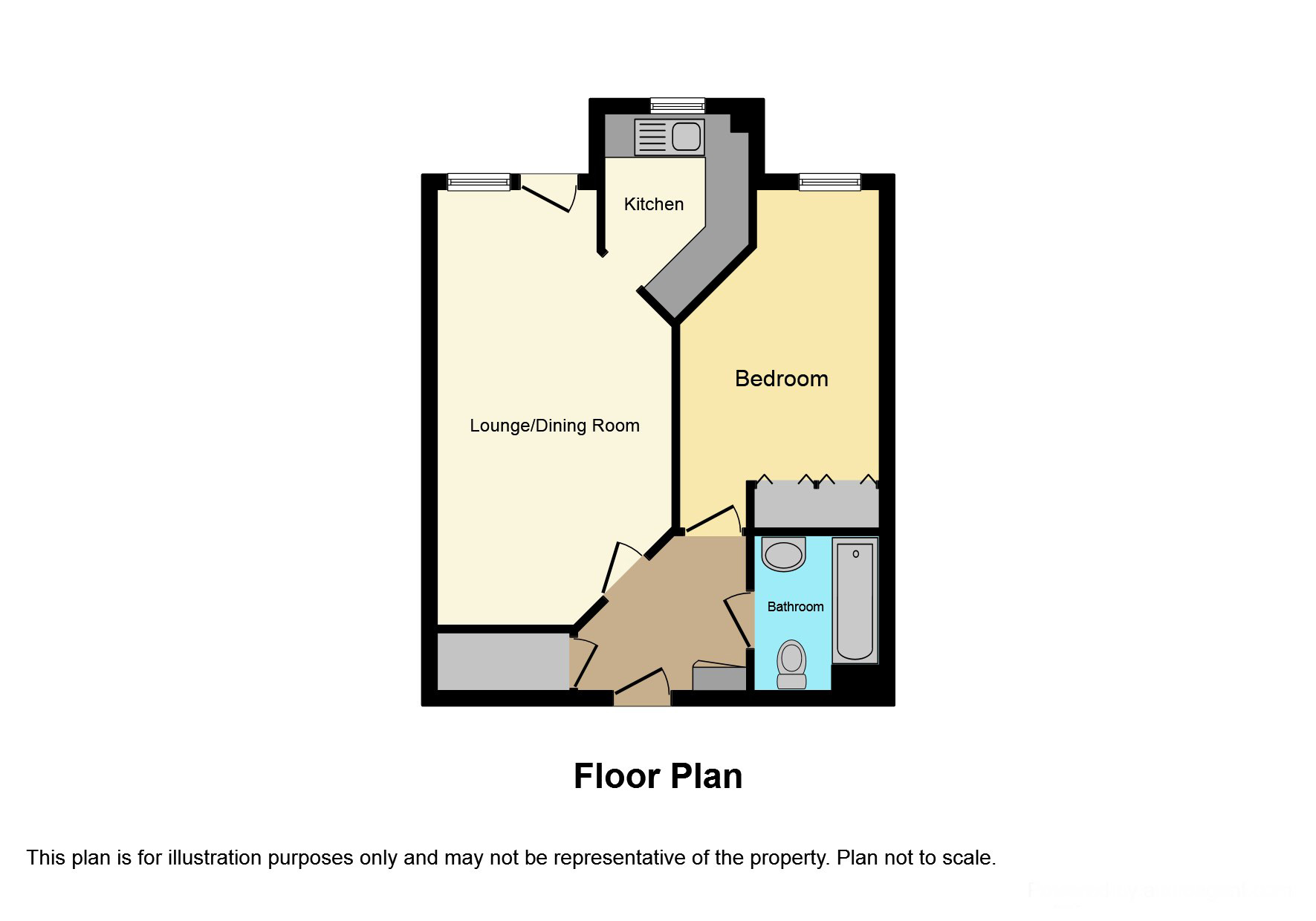 1 bed flat for sale in Strand Court, Chingswell Street, Bideford EX39