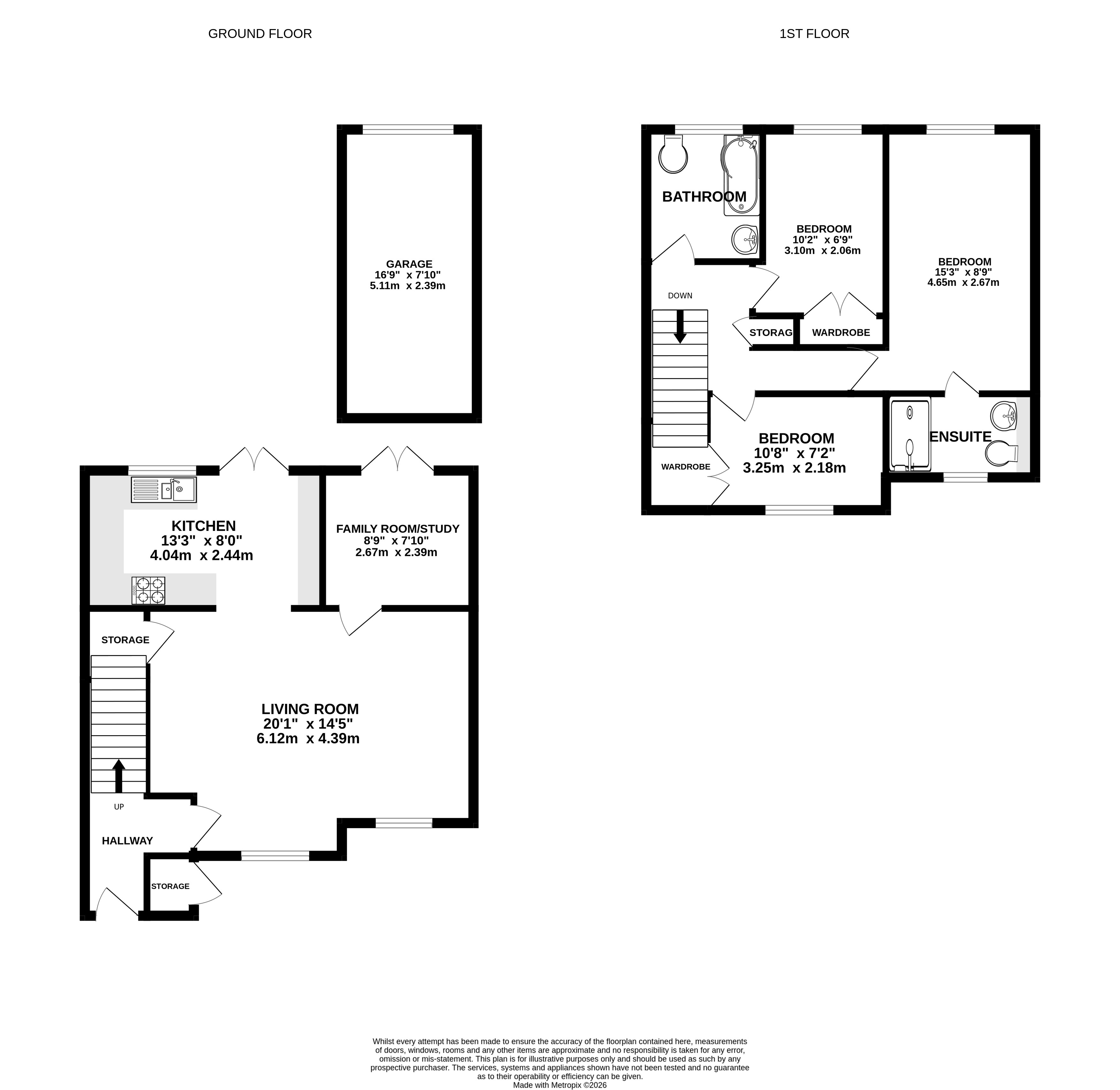 76, Buckingham Way, Camberley floorplan