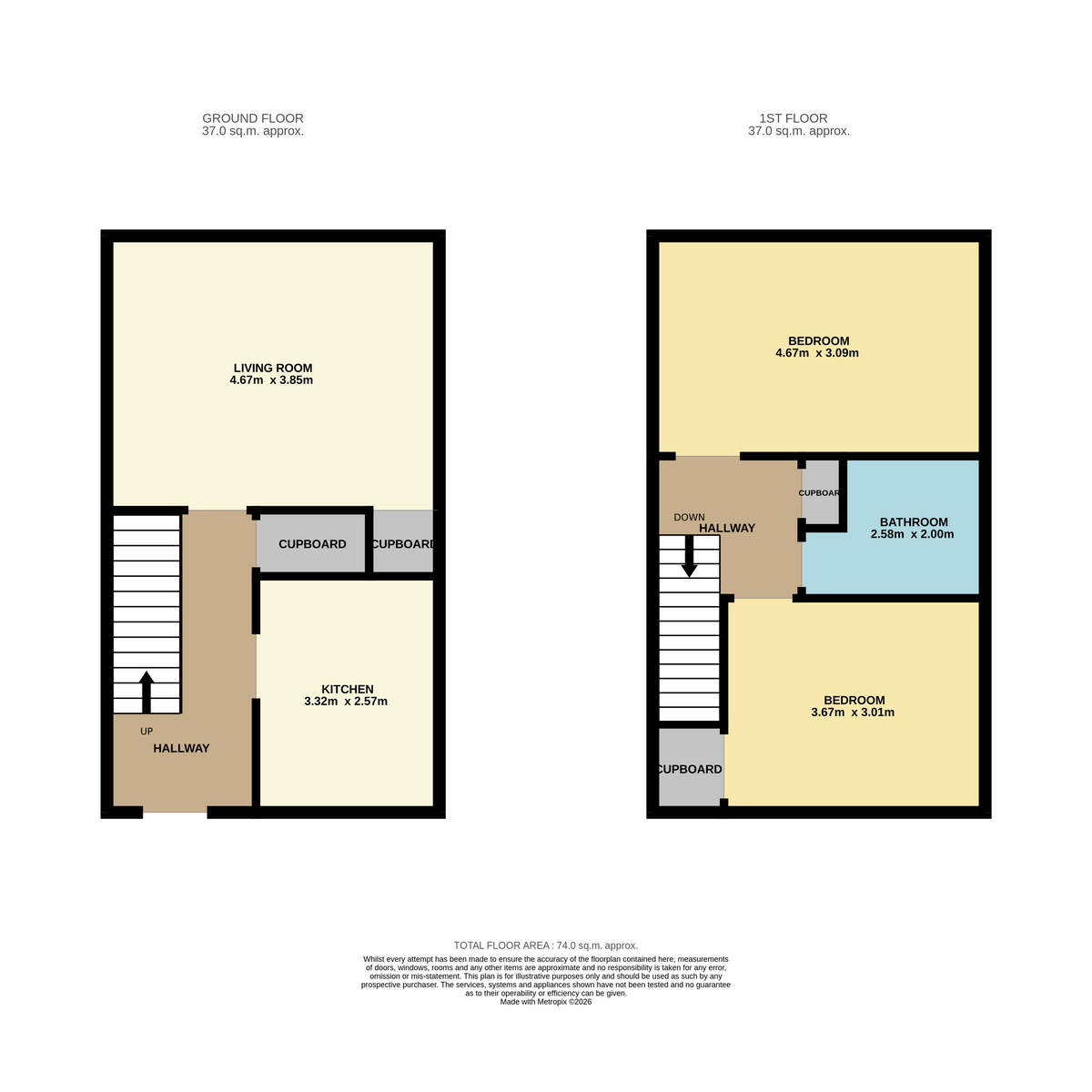 193, Dochart Terrace, Dundee floorplan