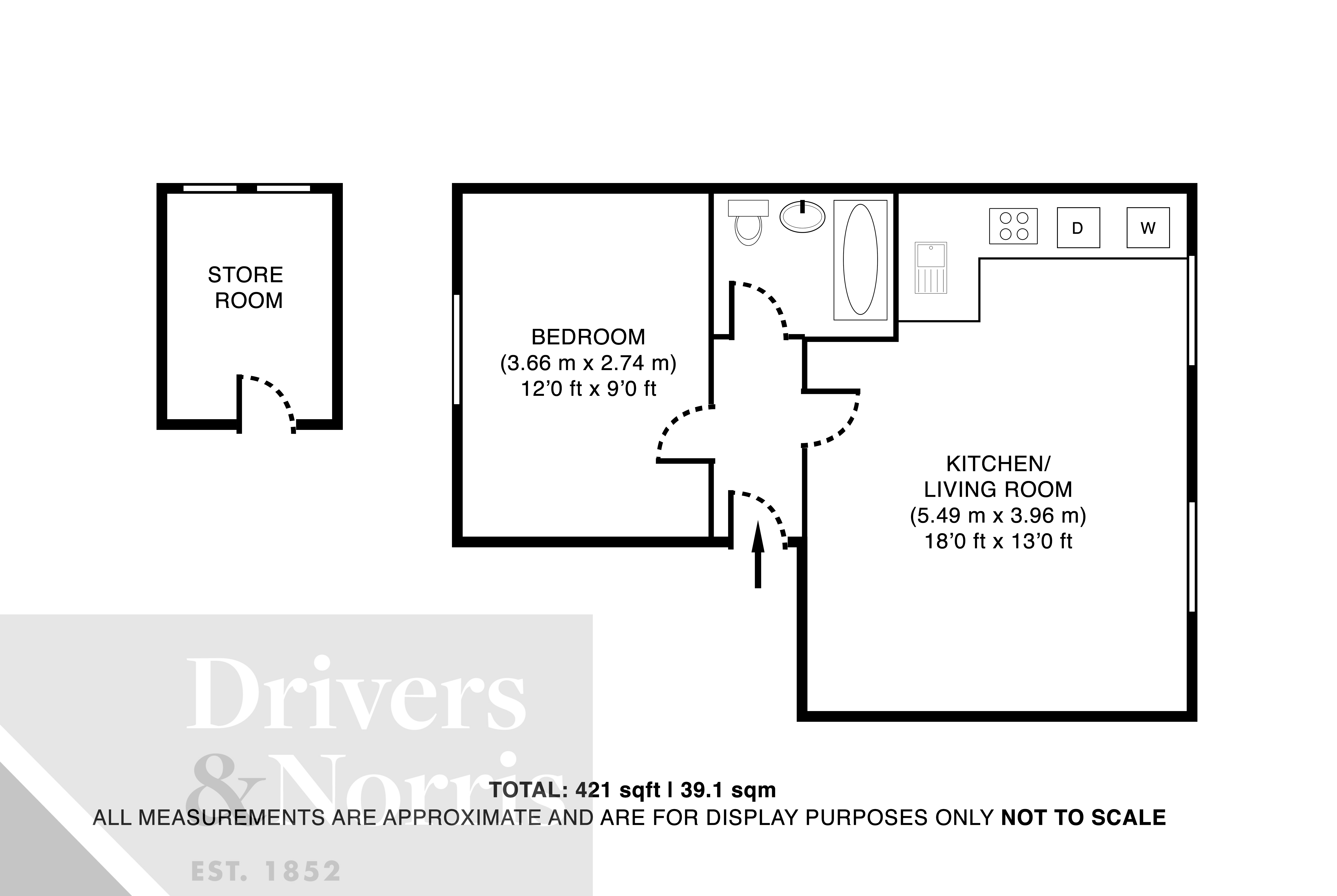 1 Bedrooms Flat for sale in Tollington Way, Islington, London N7