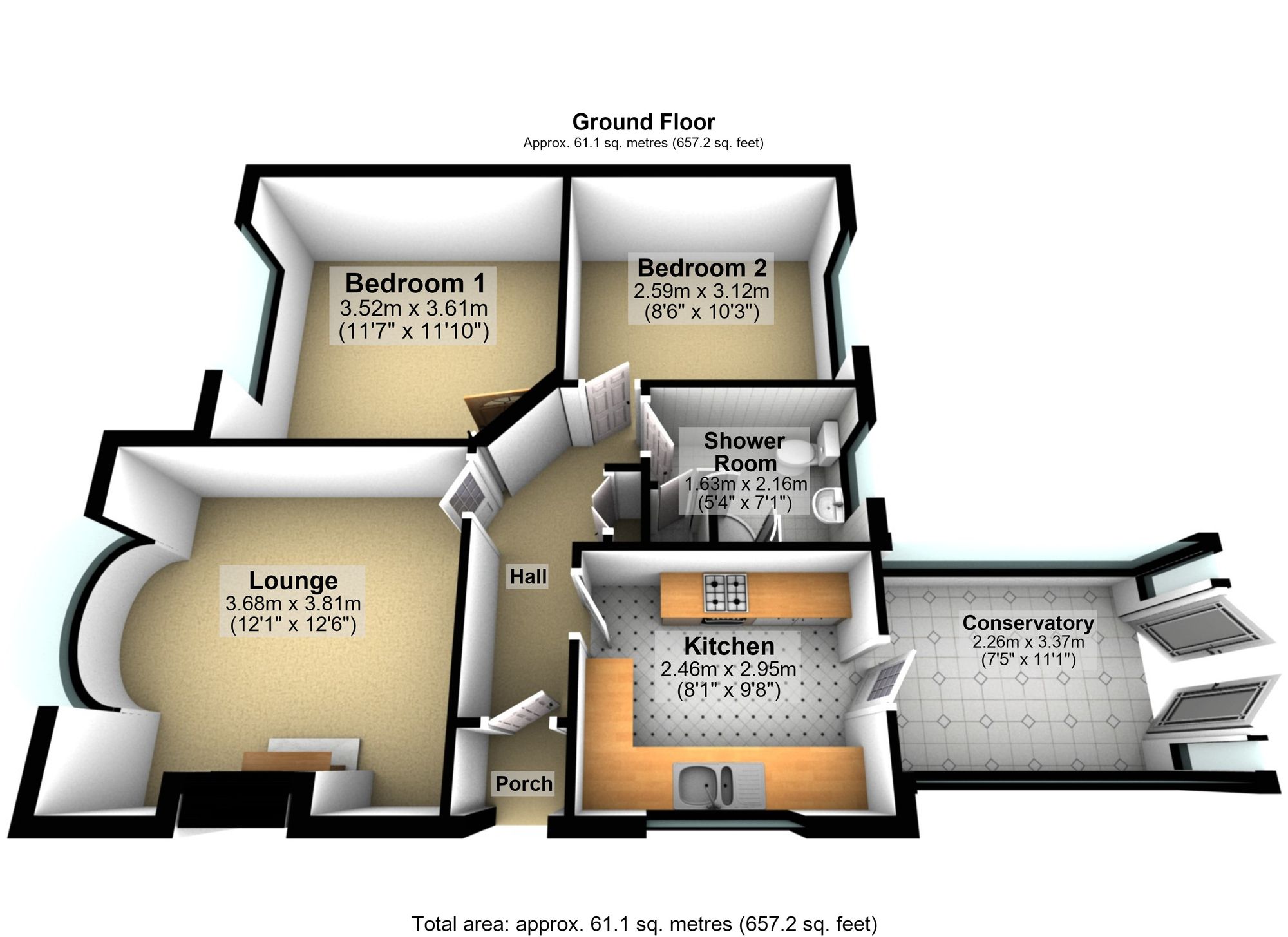 29 The Headlands, Wellingborough floorplan