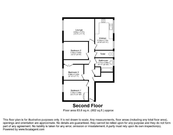 Este Road, London floorplan