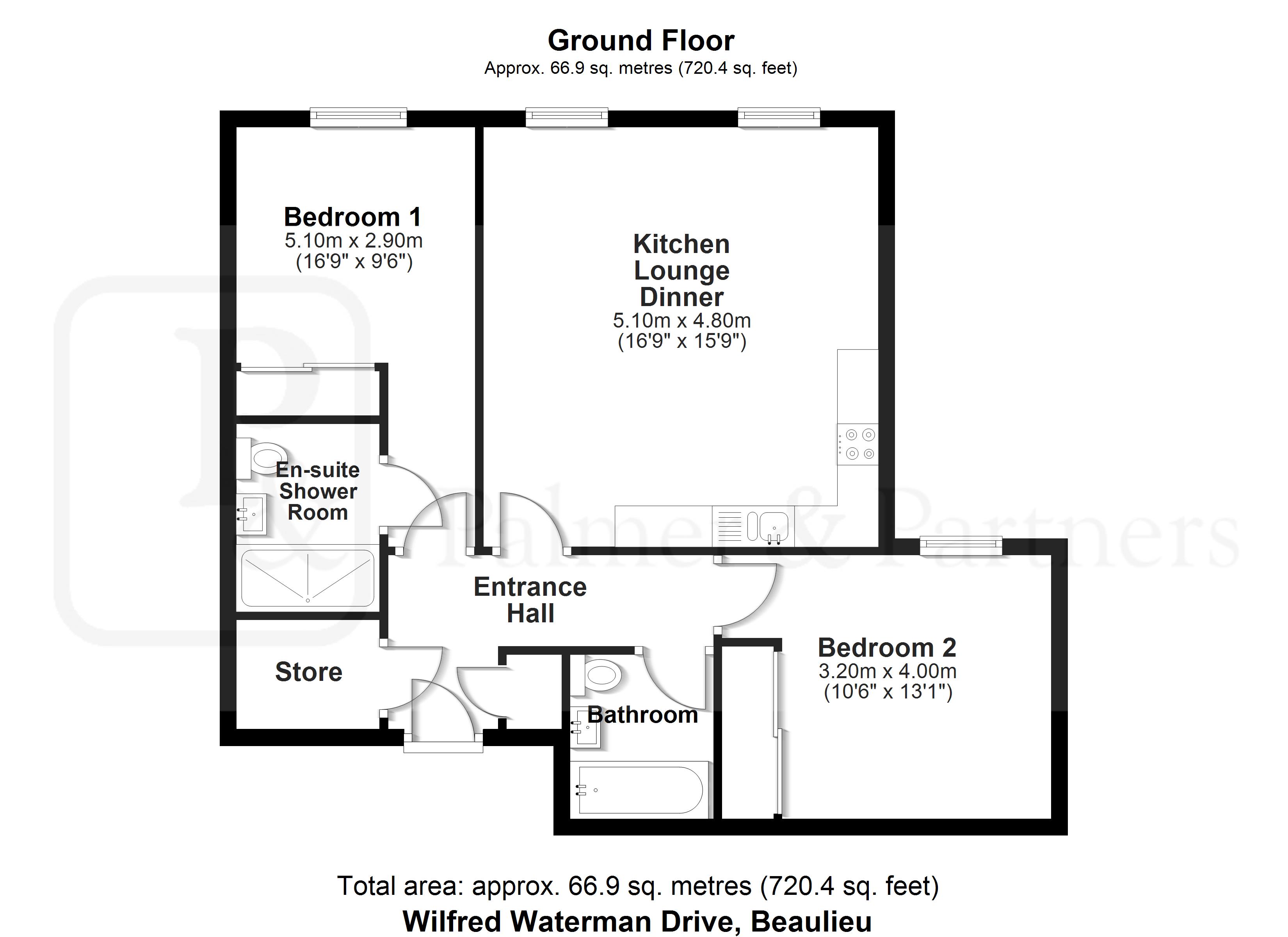 89, Wilfred Waterman Drive, Chelmsford floorplan