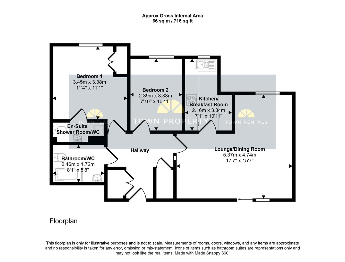 26, Canary Quay, Eastbourne floorplan