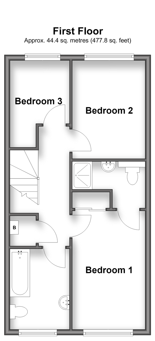 Brewers Way, Faygate floorplan