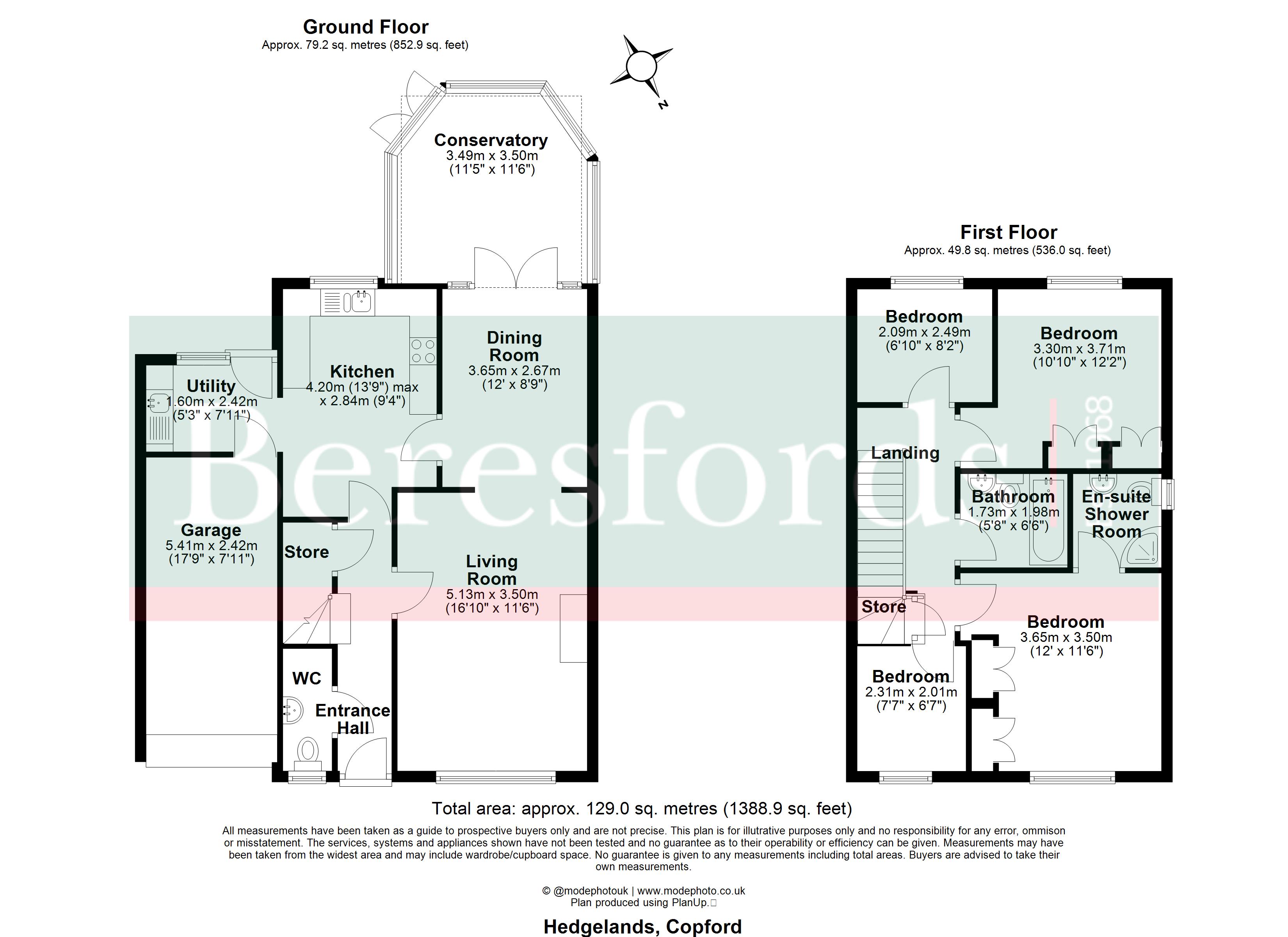 4, Hedgelands, Colchester floorplan