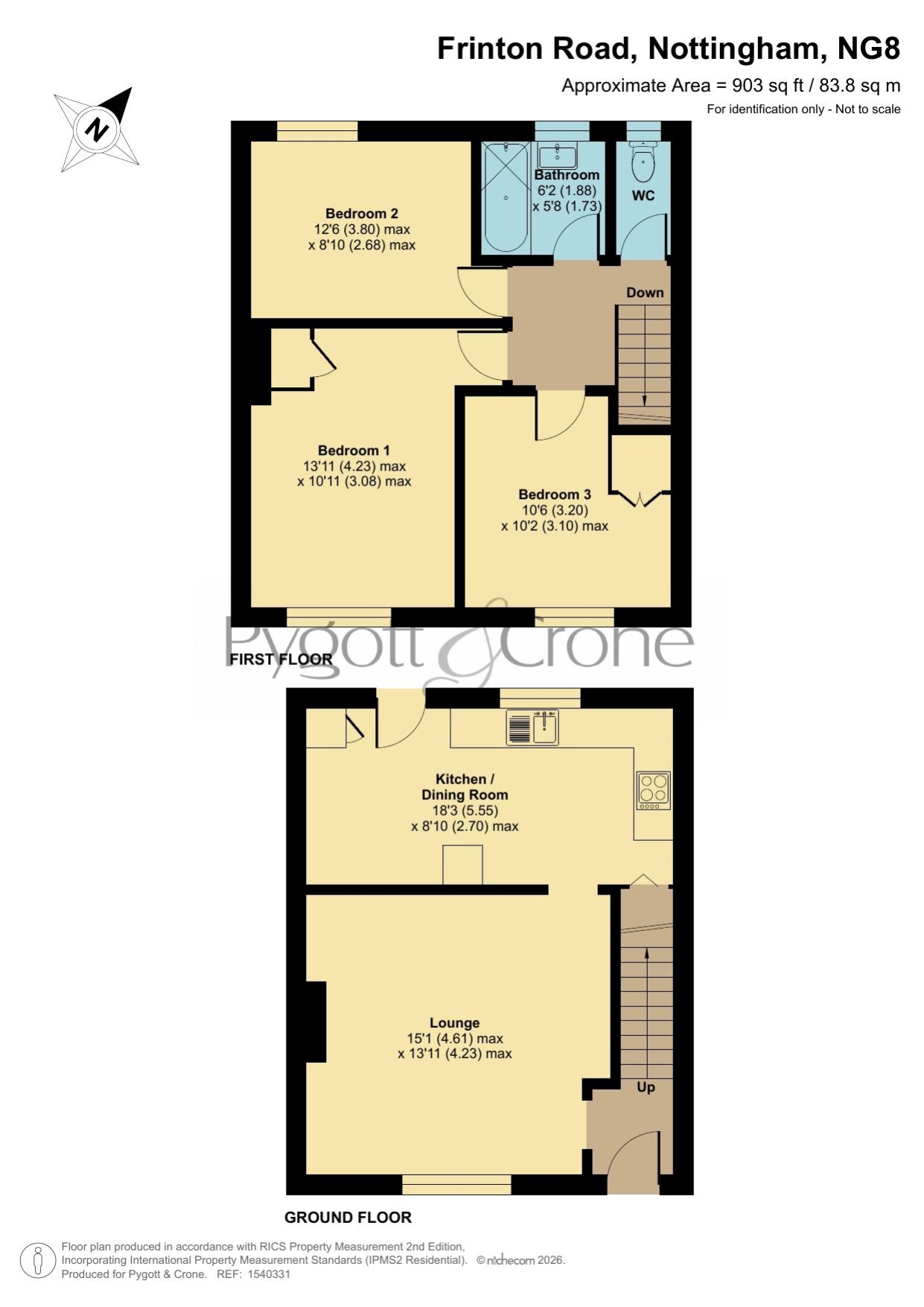 Frinton Road, Nottingham floorplan