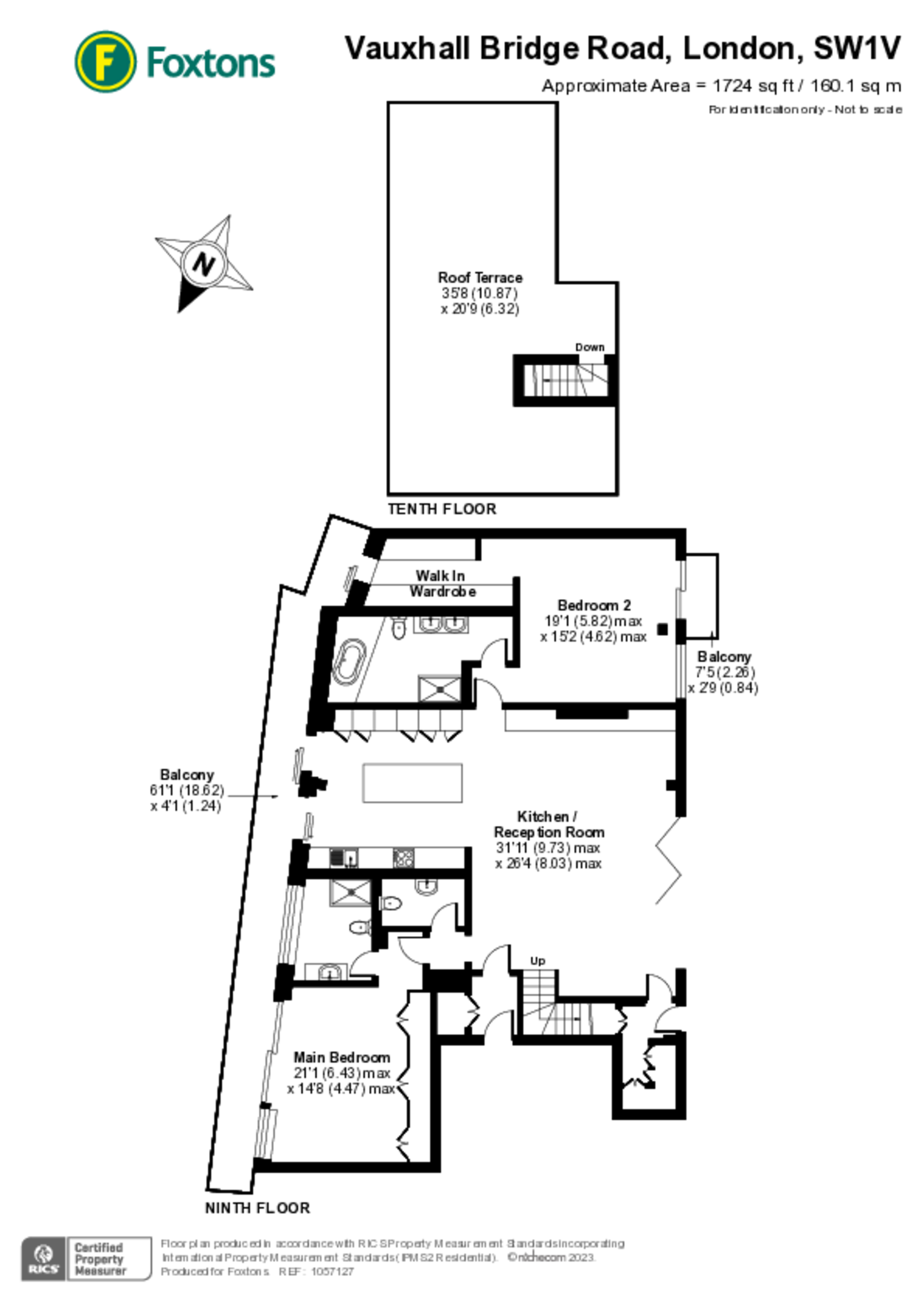 Vauxhall Bridge Road, Victoria floorplan