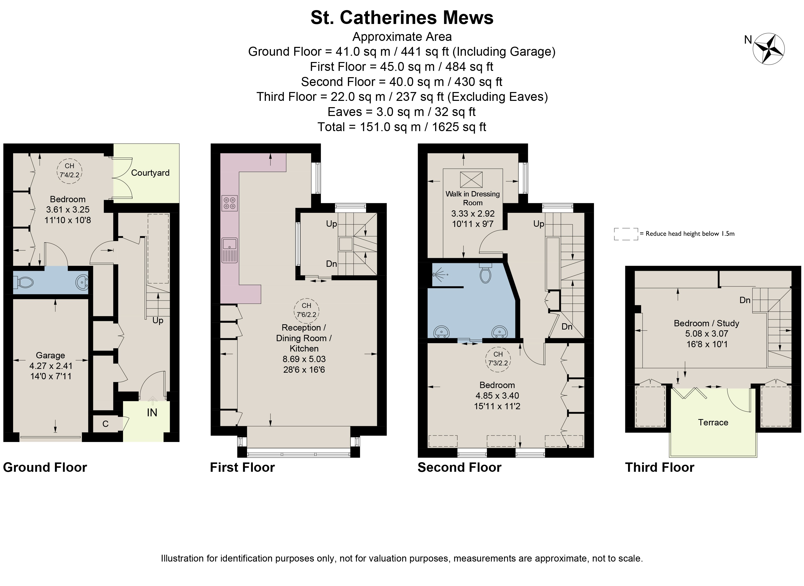 4, St. Catherines Mews, London floorplan
