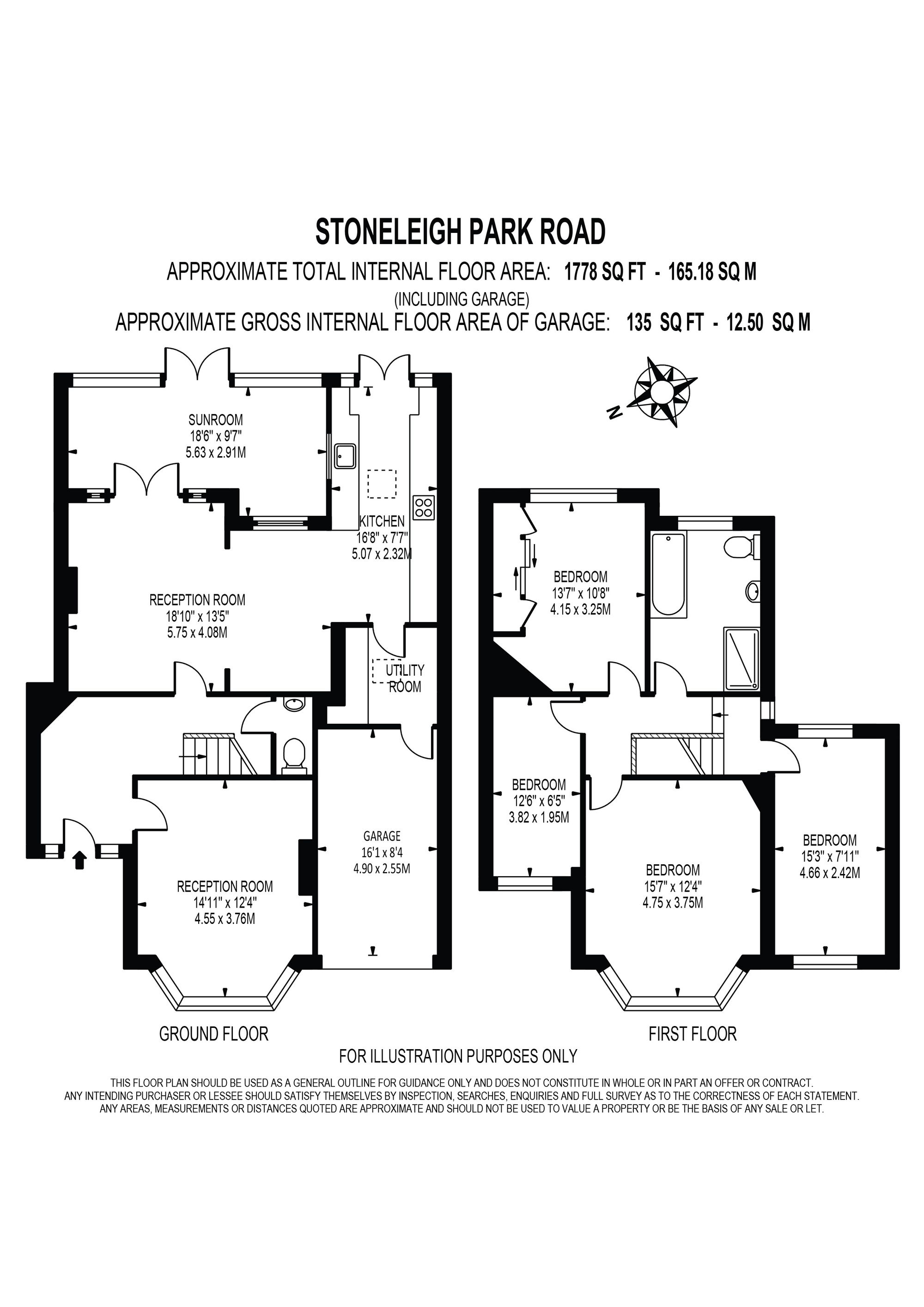 186 Stoneleigh Park Road, Epsom floorplan