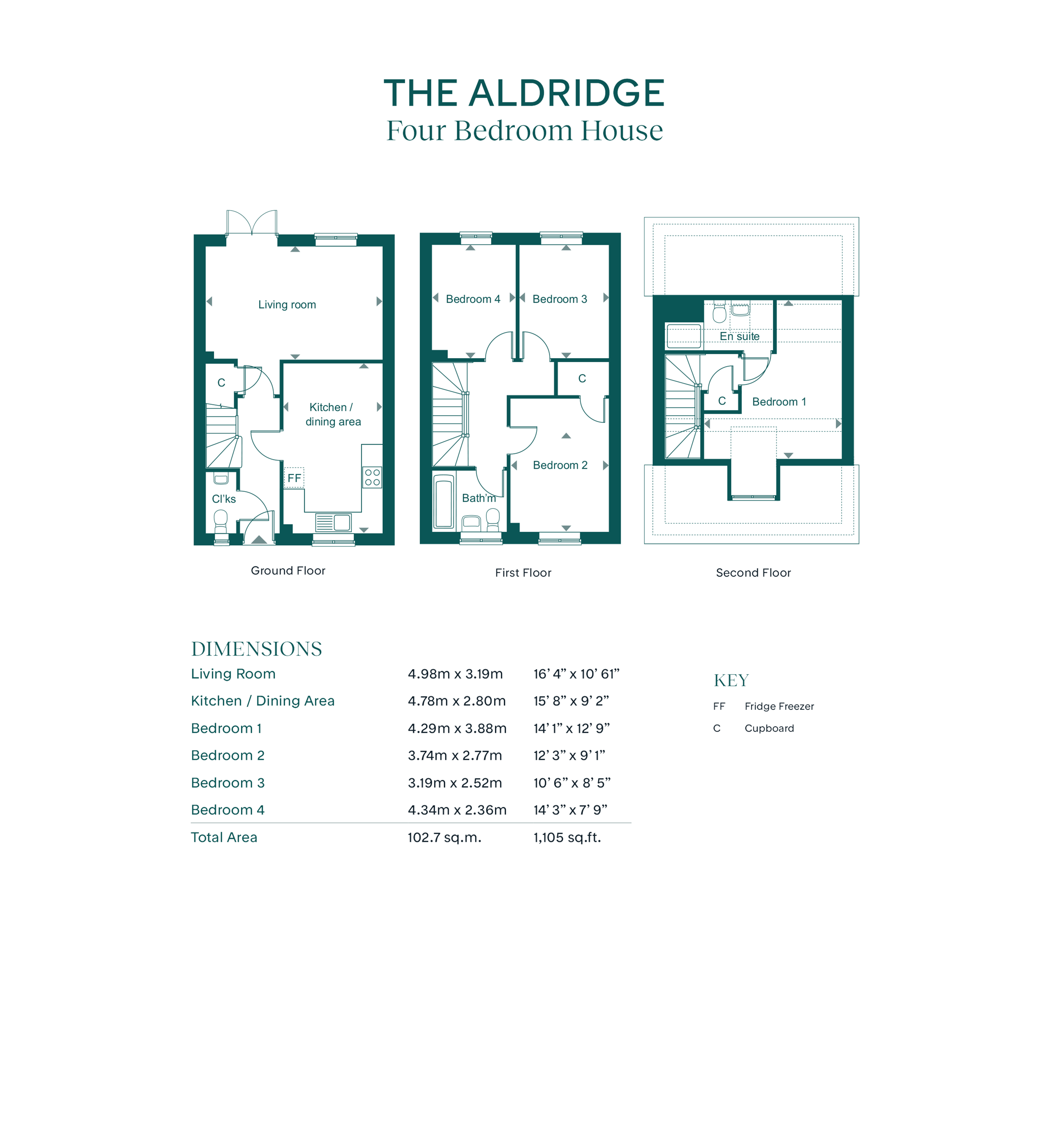 Leaf Living at Broxborough Park, KT16, Ottershaw floorplan