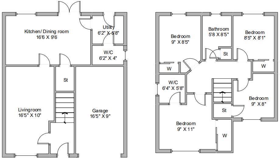20, Glenmill Avenue, Glasgow City floorplan