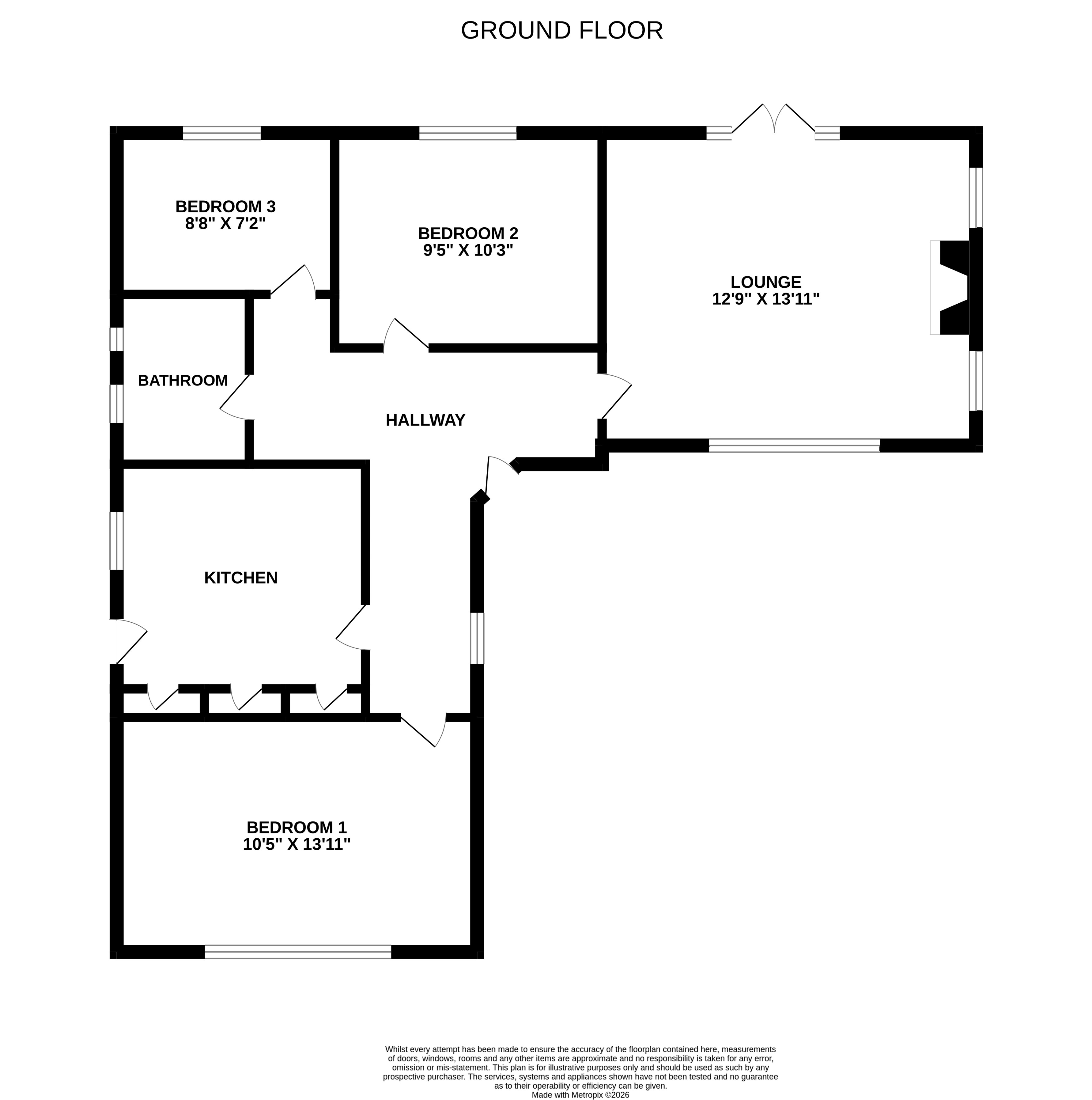 43, Beryl Road, Harwich floorplan