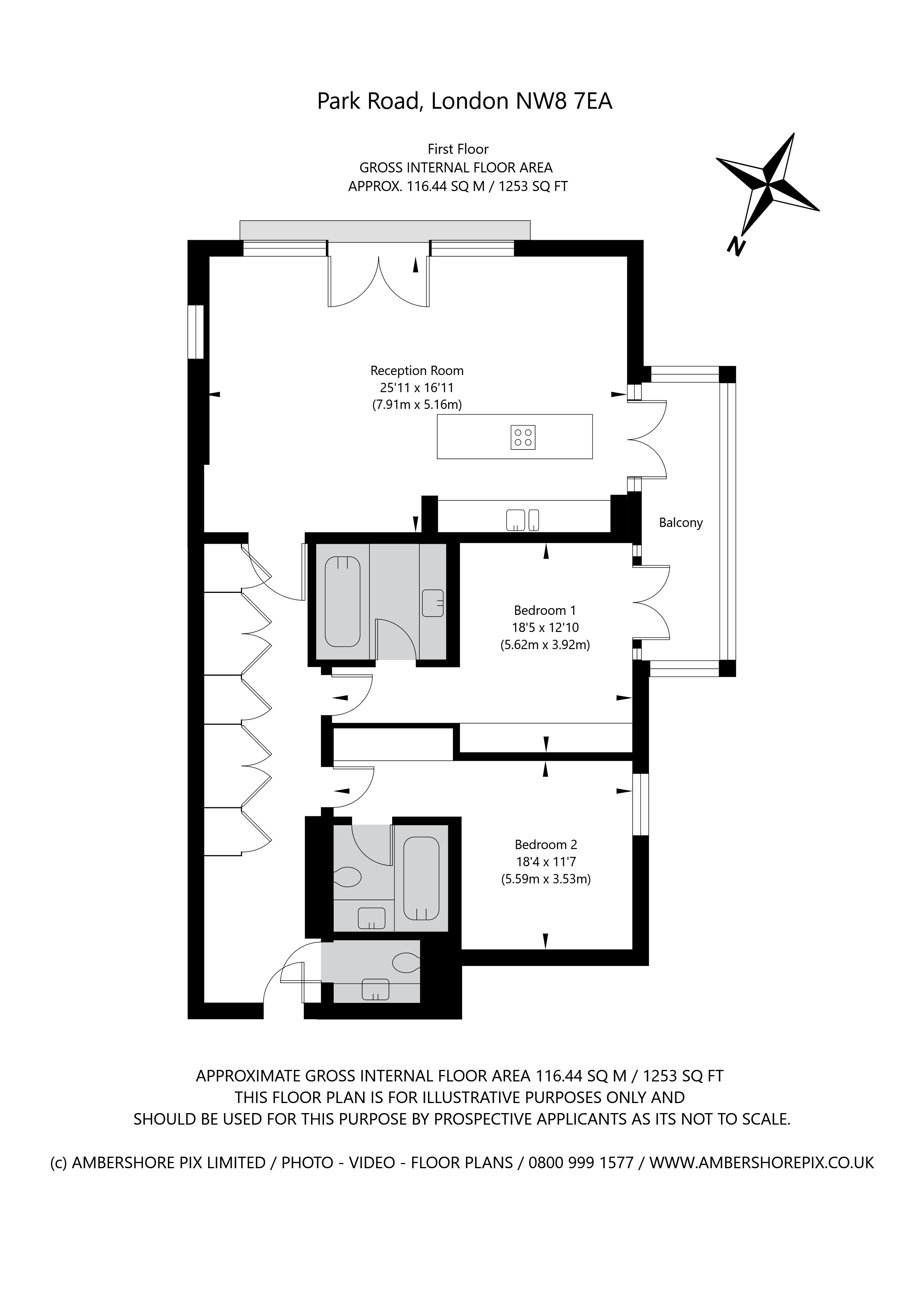 The Atrium, Park Road, London floorplan