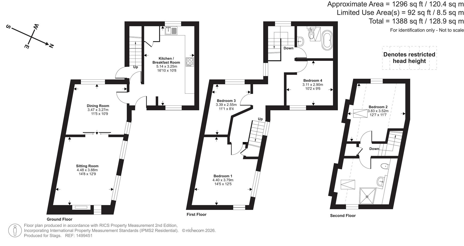 The Cottage, Cheriton Fitzpaine Crediton floorplan