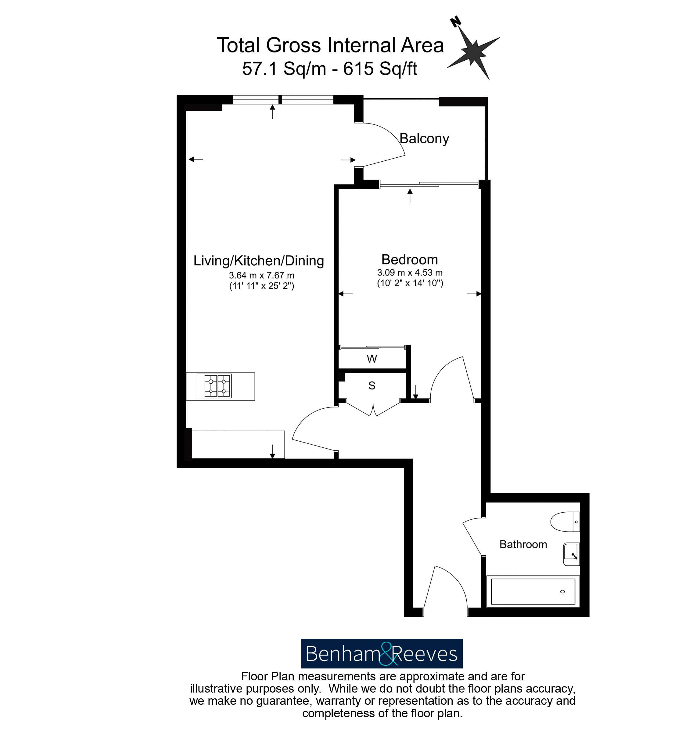 Lismore Boulevard, Colindale floorplan