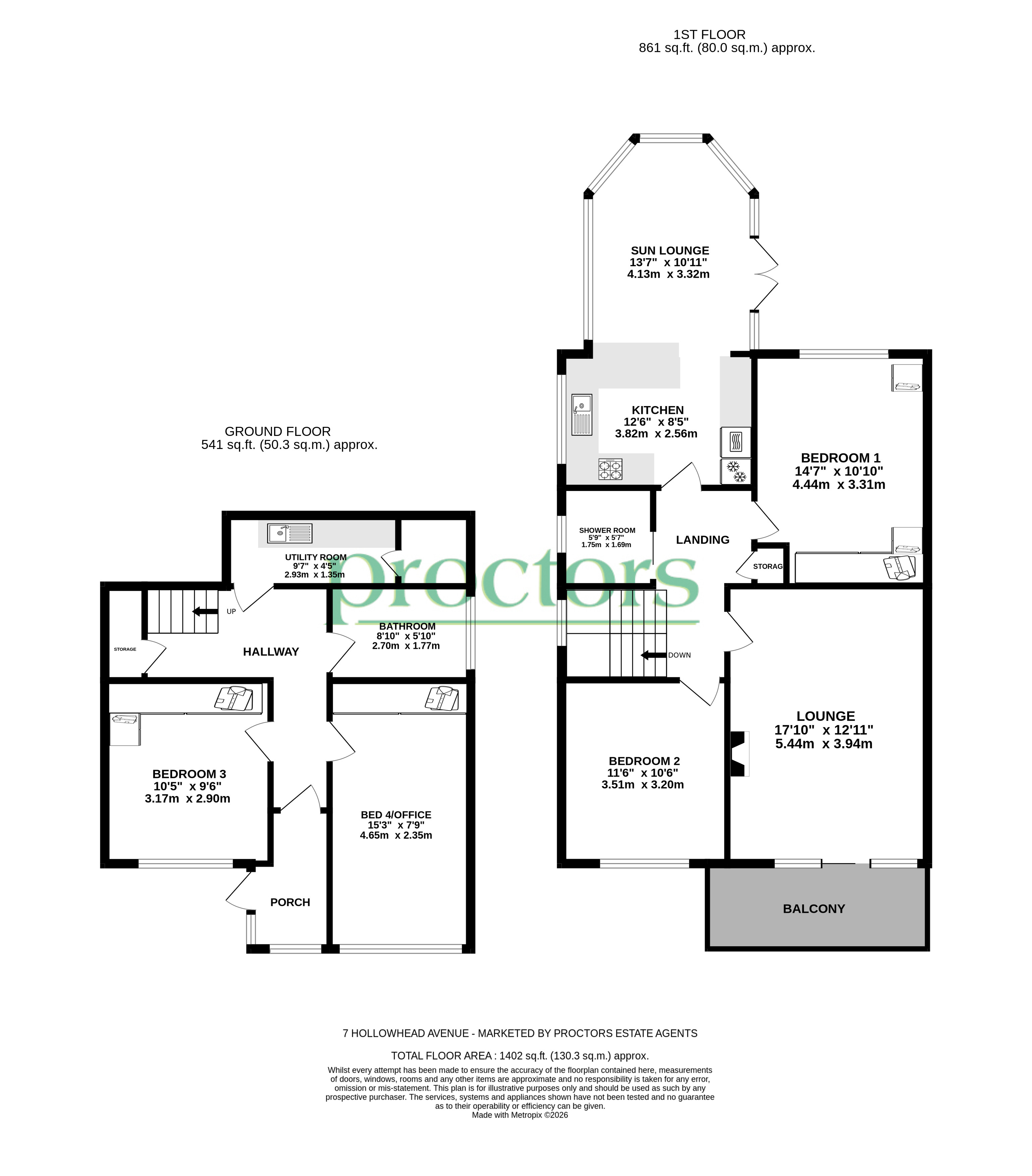Hollowhead Avenue, Blackburn floorplan
