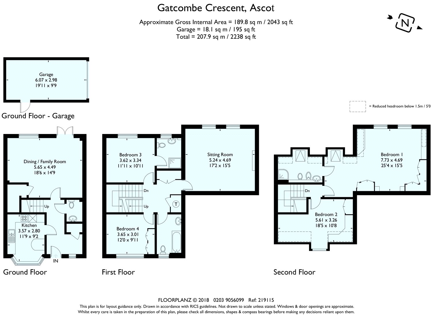 4 Bedrooms Terraced house for sale in Gatcombe Crescent, Ascot, Berkshire SL5