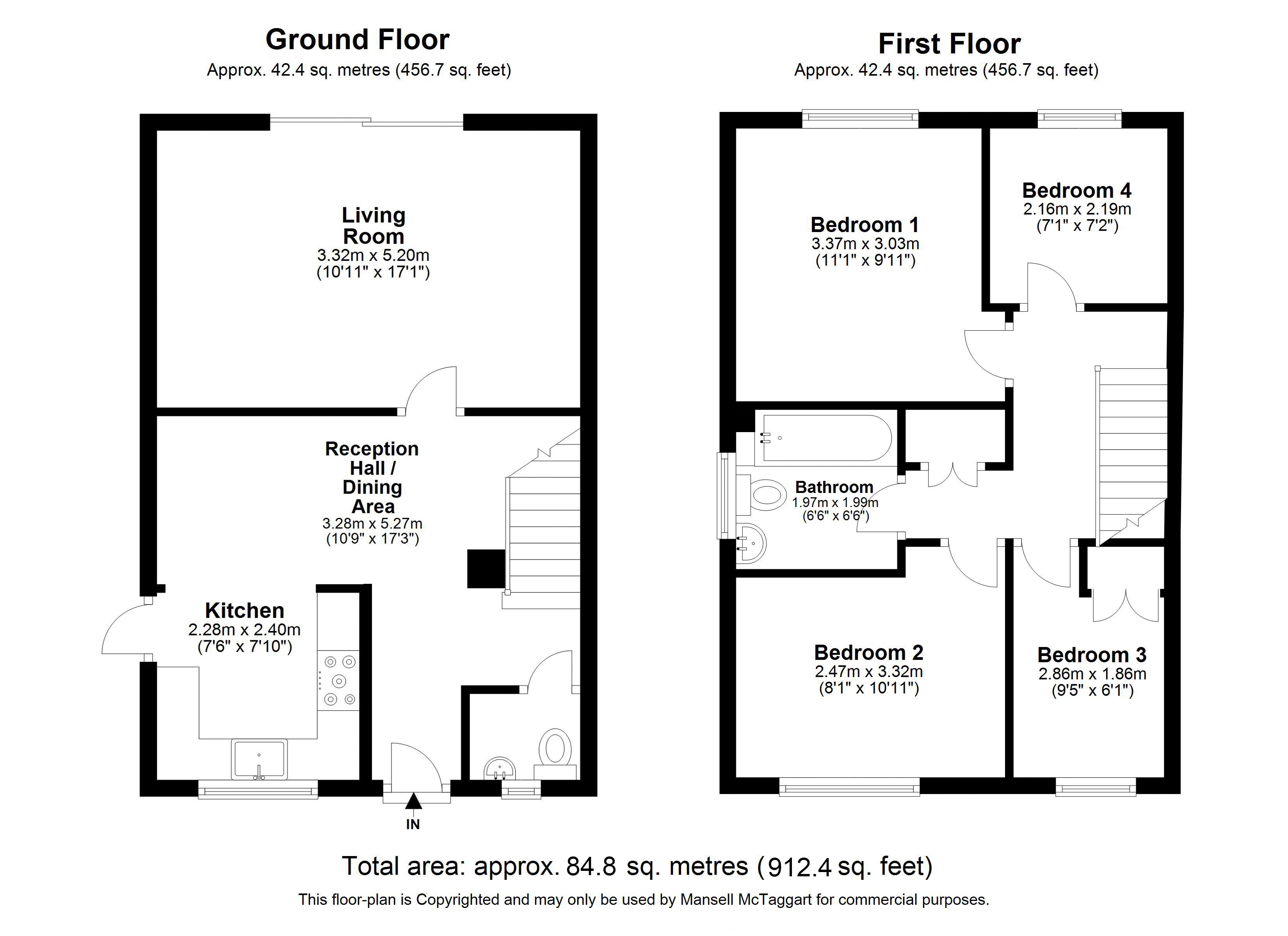 4 Bedrooms End terrace house for sale in Heathfield, Pound Hill, Crawley, West Sussex RH10