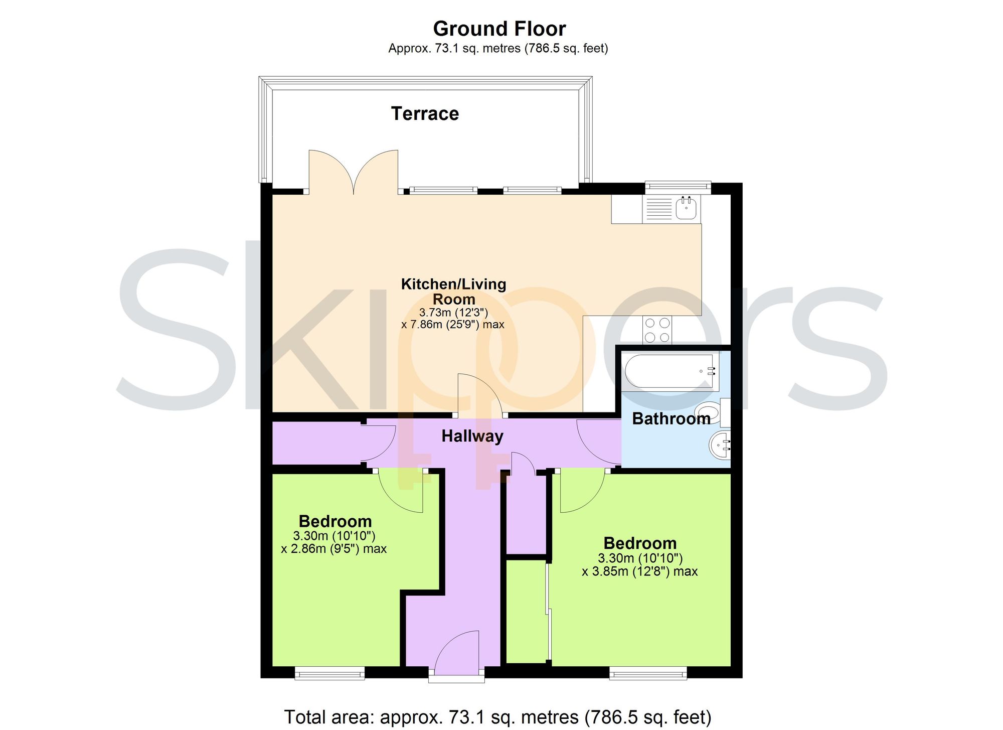 5. Arthur Maybury Close, Ashford floorplan