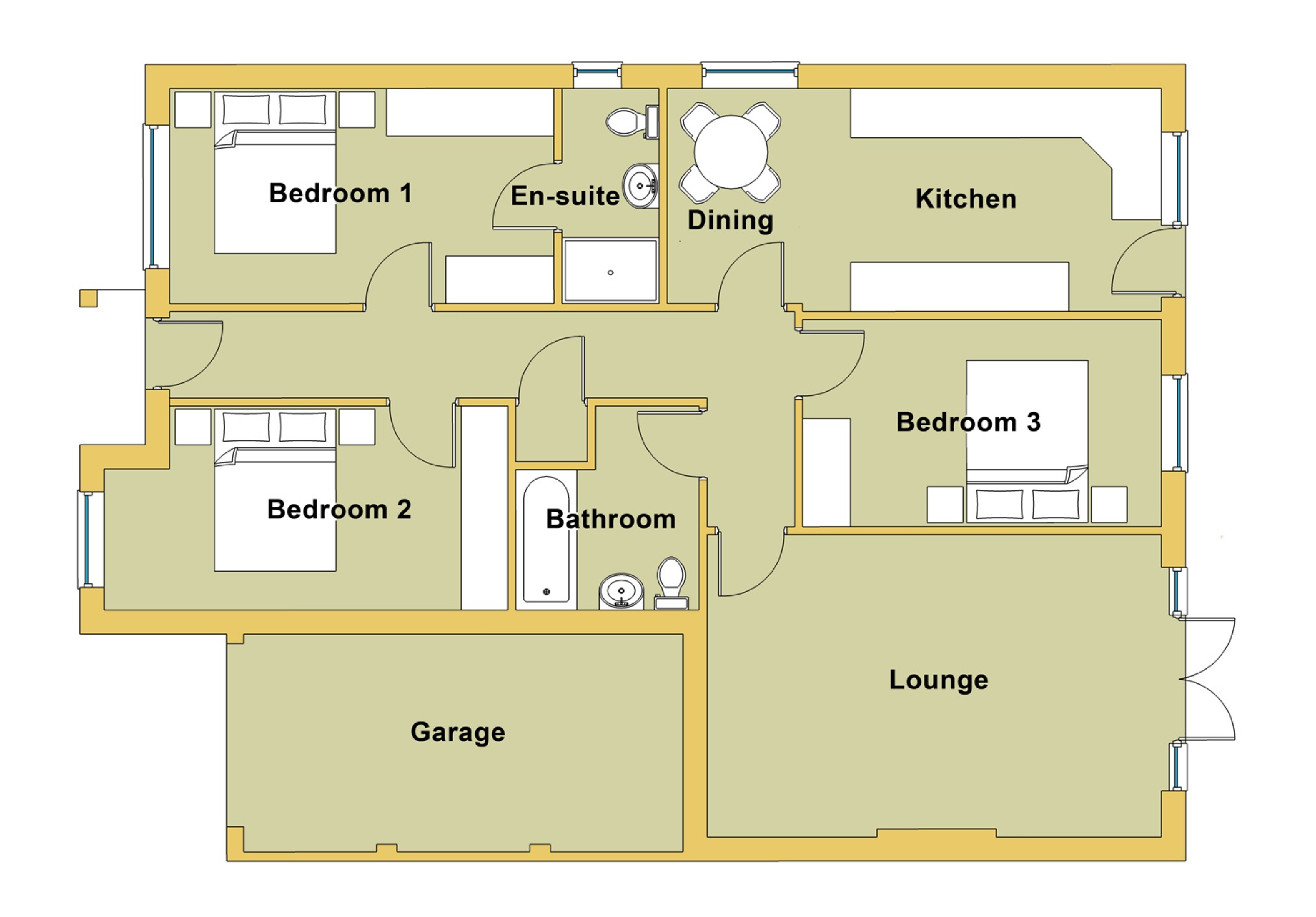 3 Bedrooms Detached bungalow for sale in Groundslow, Tittensor, Stoke-On-Trent ST12