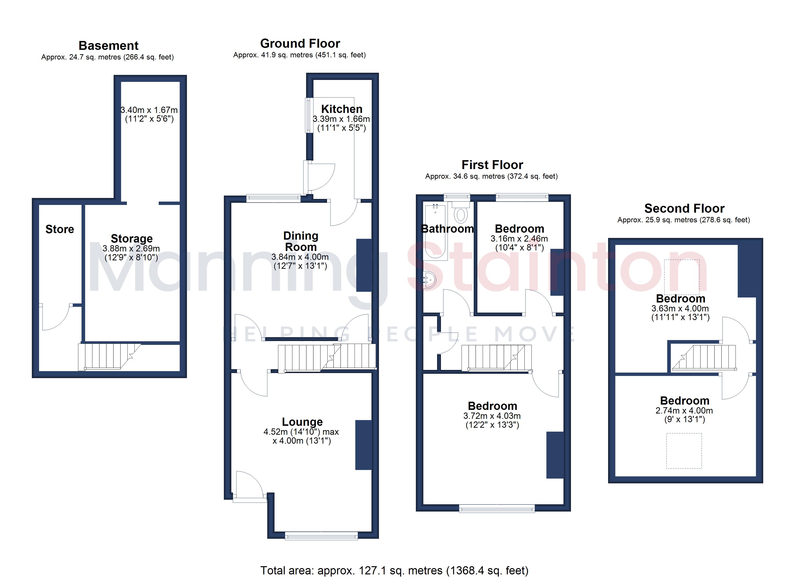 7, Highthorne View, Leeds floorplan