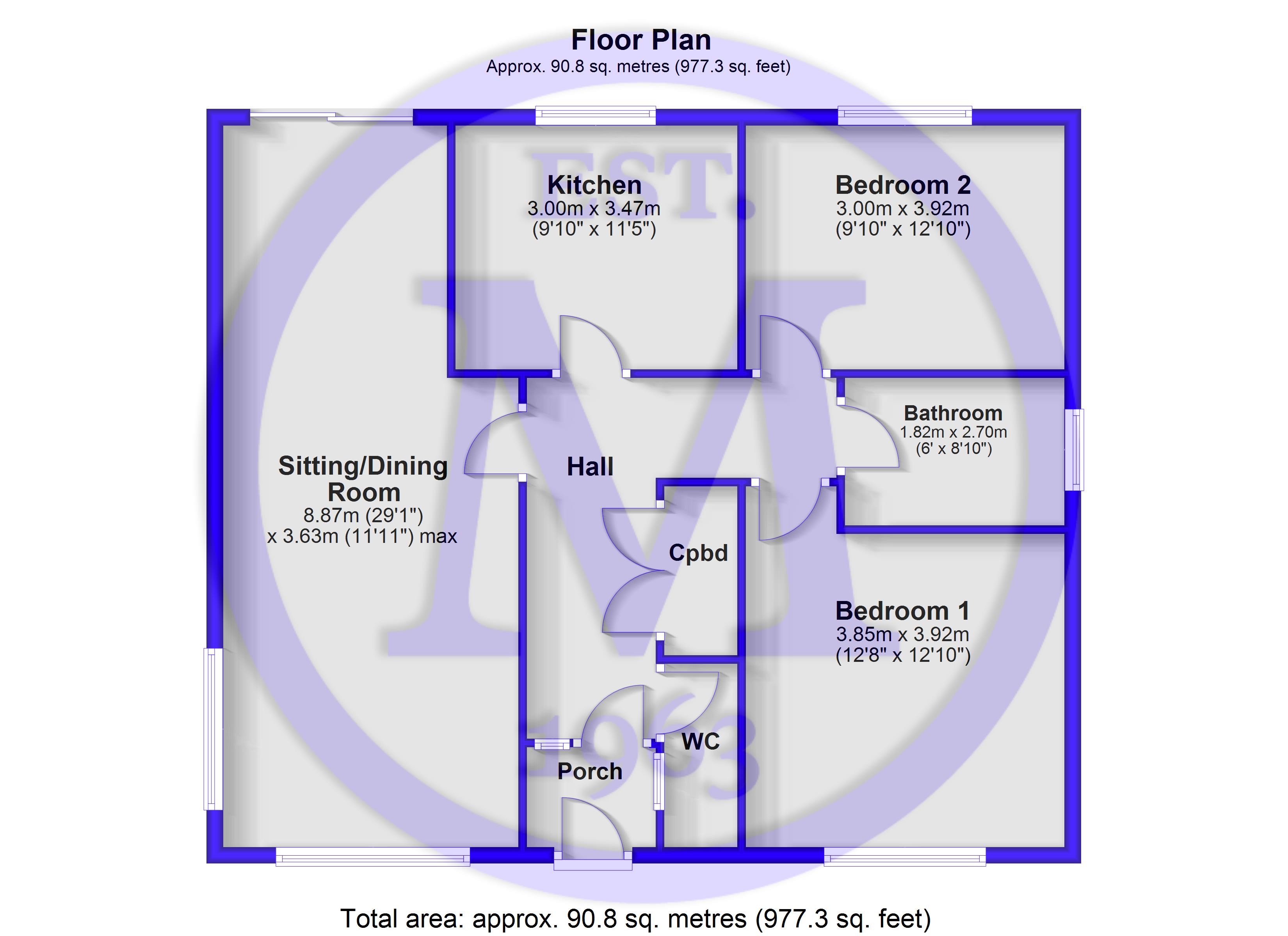 6, Hawthorn Drive, Lymington floorplan