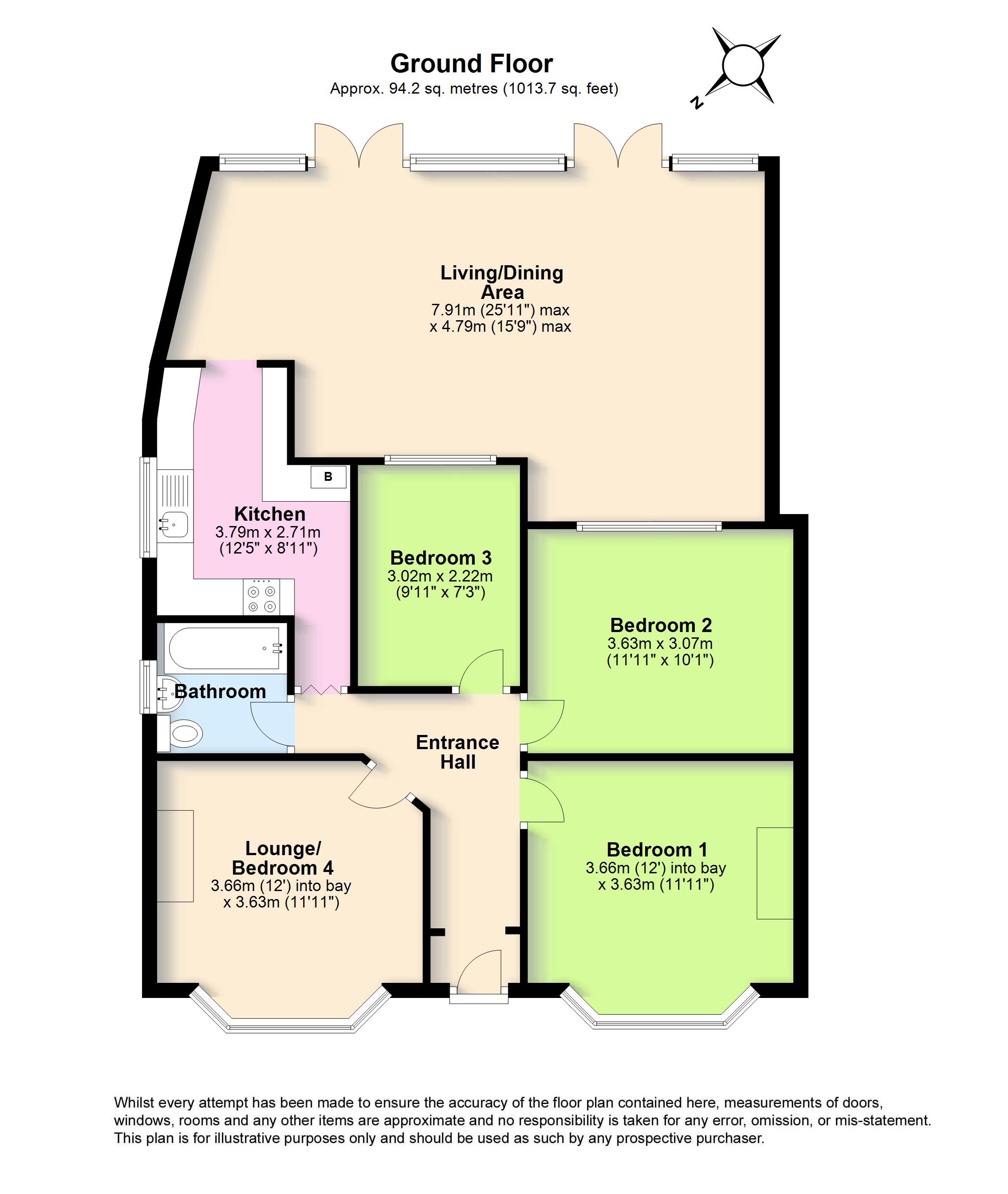 Berriedale Drive, Sompting, West Sussex BN15, 3 bedroom bungalow for