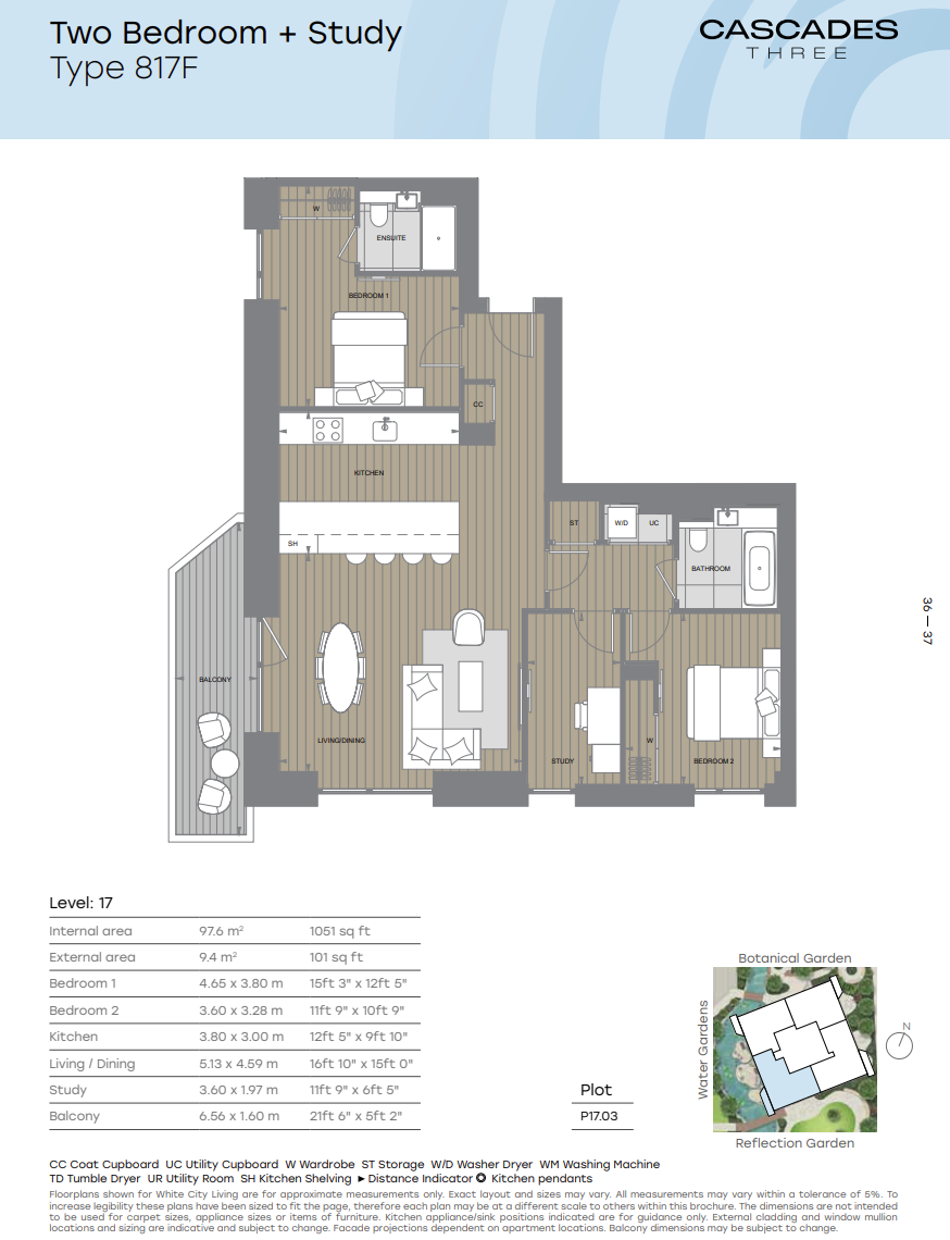 White City Living, White City, W12, White City Living, White City, W12, London floorplan