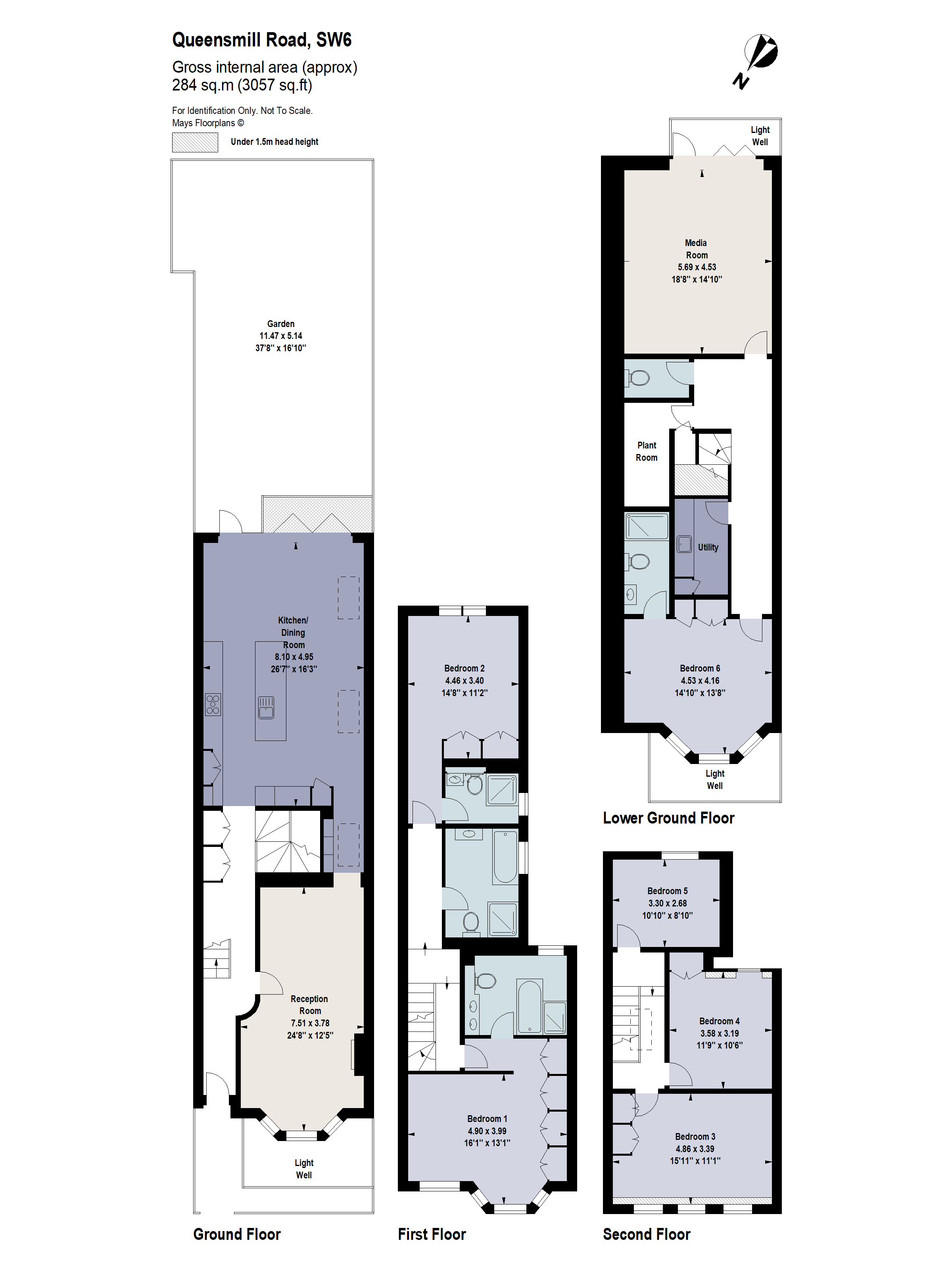 69, Queensmill Road, London floorplan