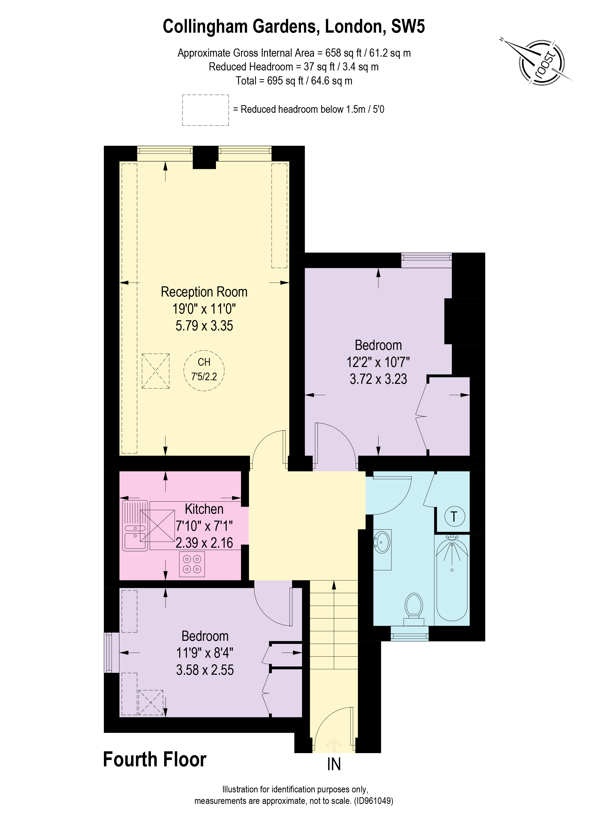 Collingham Gardens, London SW5, 2 bedroom flat for sale 68260358