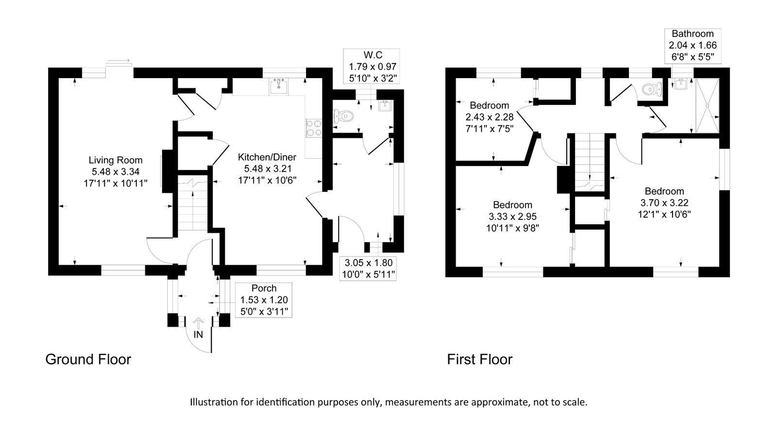 2, The Merryfields, Stonehouse floorplan