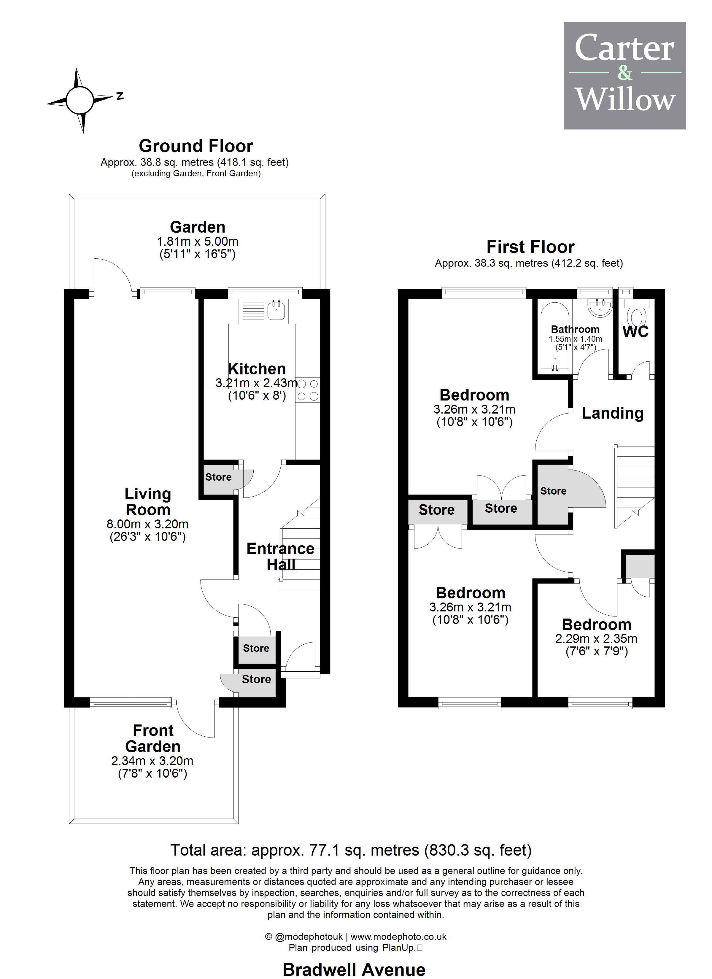65, Bradwell Avenue, Dagenham floorplan