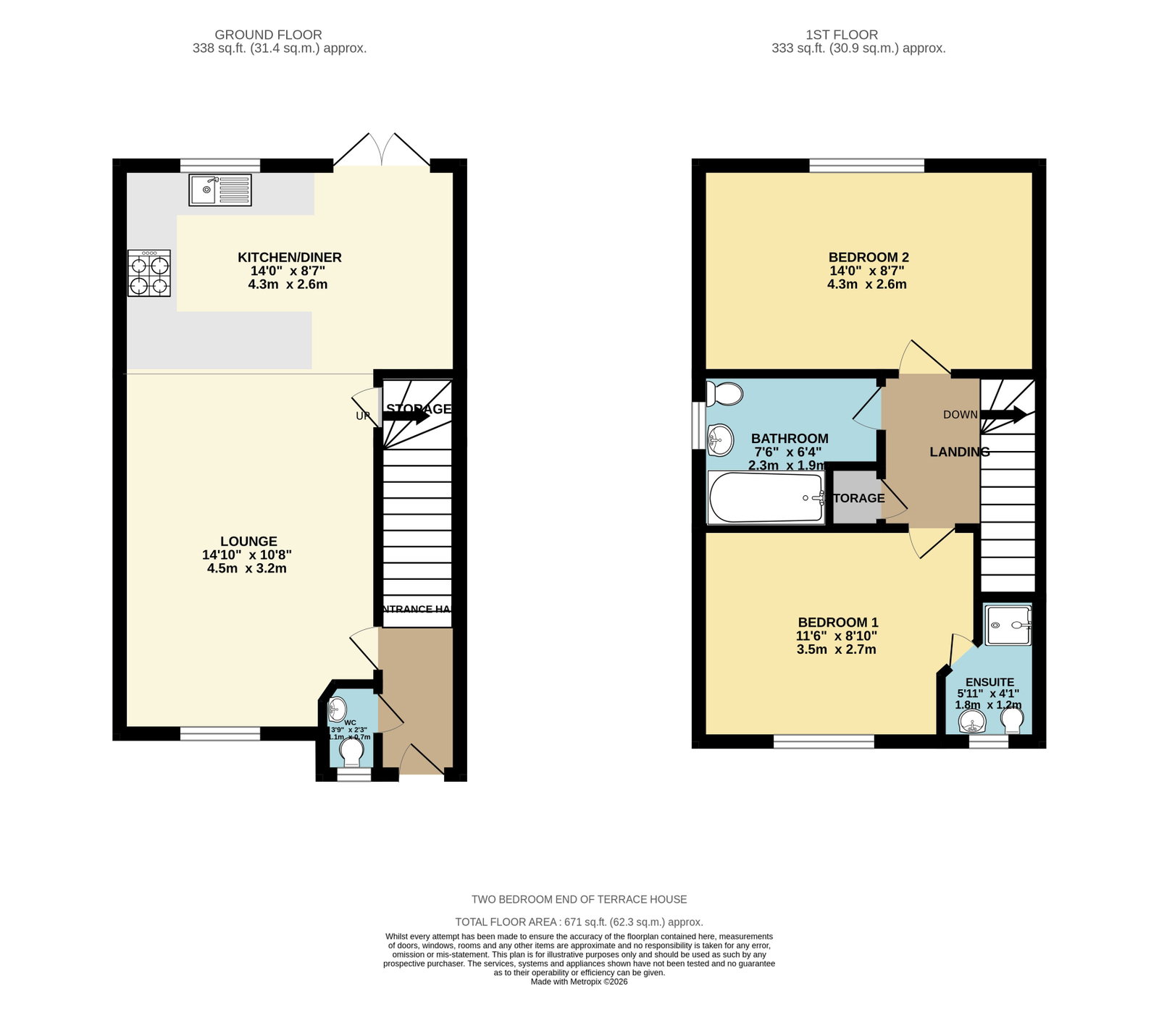 Grangewood Park Avenue, Burnham-on-crouch floorplan